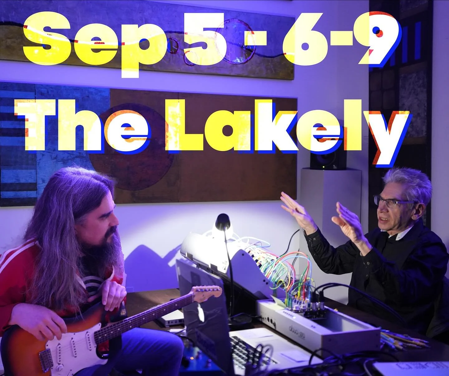 Come watch Allen and I dig into what moves us in a live setting with our guitar and modular synth !

Included will be my visual compositions I&rsquo;ve been feverishly building for this event which I call &lsquo;light gardens&rsquo;. They convey a sl