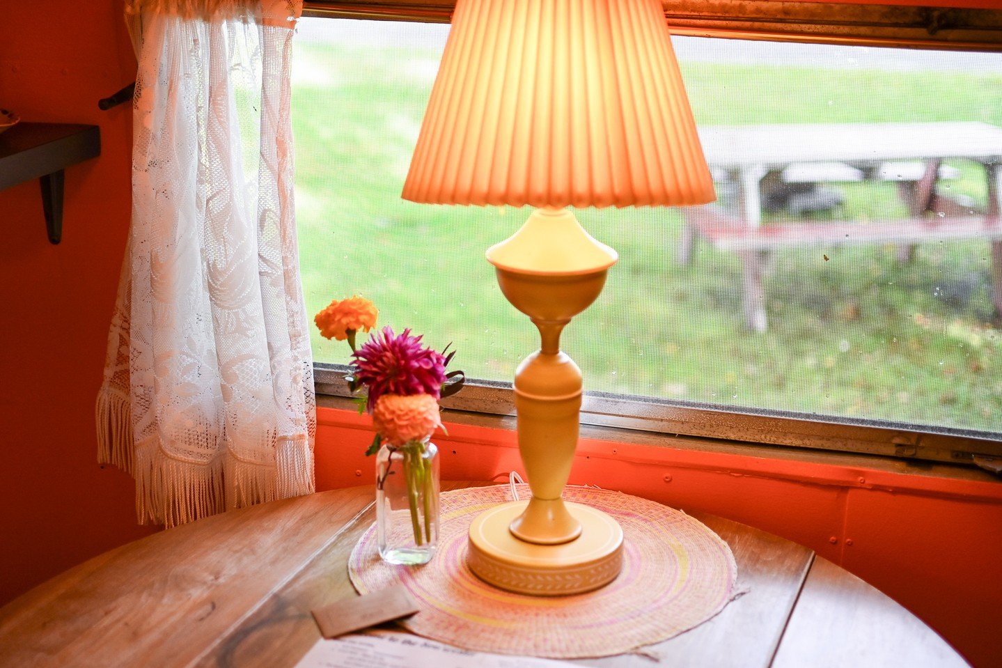 Slip away to our darling Airstream, a timeless silver sanctuary nestled beneath the pines. With two cozy twin beds, it's perfect for friends or solo travelers seeking quiet rest and creative recharge. Settle in among the trees, enjoy your own fire pi