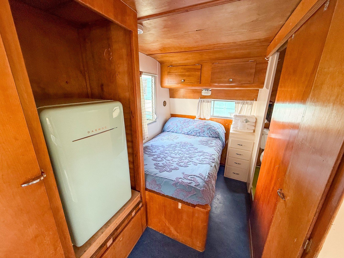 Meet the Kenskill, our sunny late-60s vintage trailer with a cozy seating nook and beautiful natural light. Tucked in our East trailer court, it&rsquo;s the perfect little retreat for slow mornings, afternoon daydreaming, and nights under the stars. 