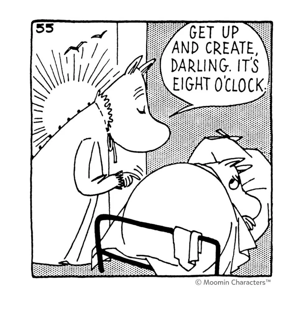 Made by @moominofficial during their residency