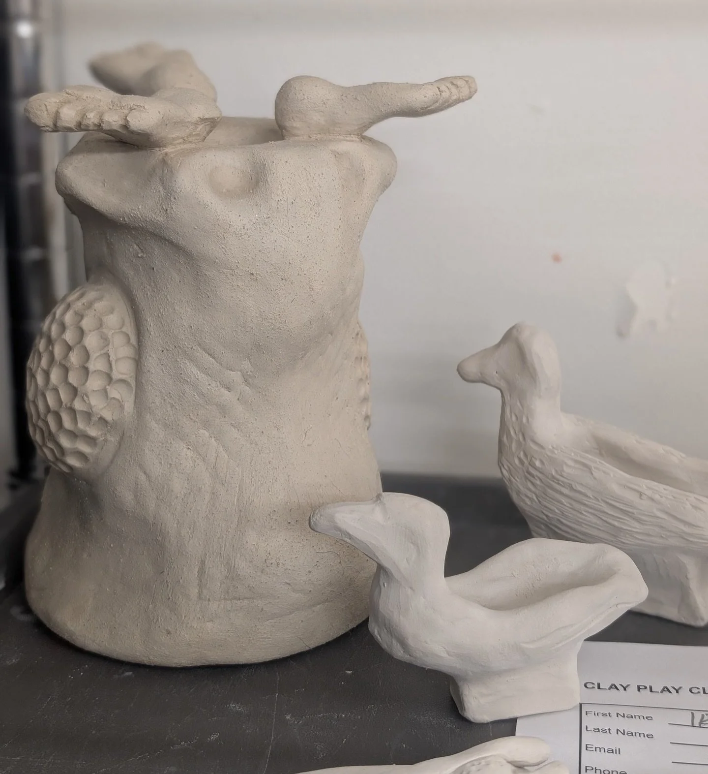 Some of the work making its way through the drying and firing journey. 

How amazing it is to see a lump of clay become beautiful, functional and decorative things by the hands of our local and visiting community. 

We welcome all levels in the studi