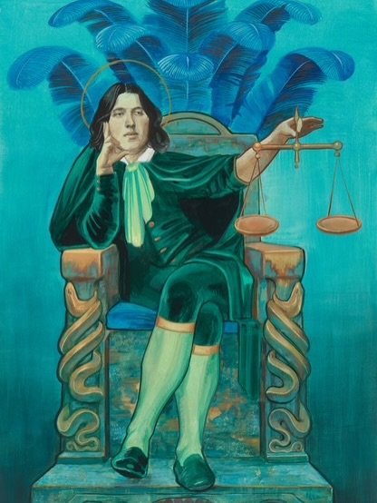 Justice and The moon by artist in residence, @tanyawischerath