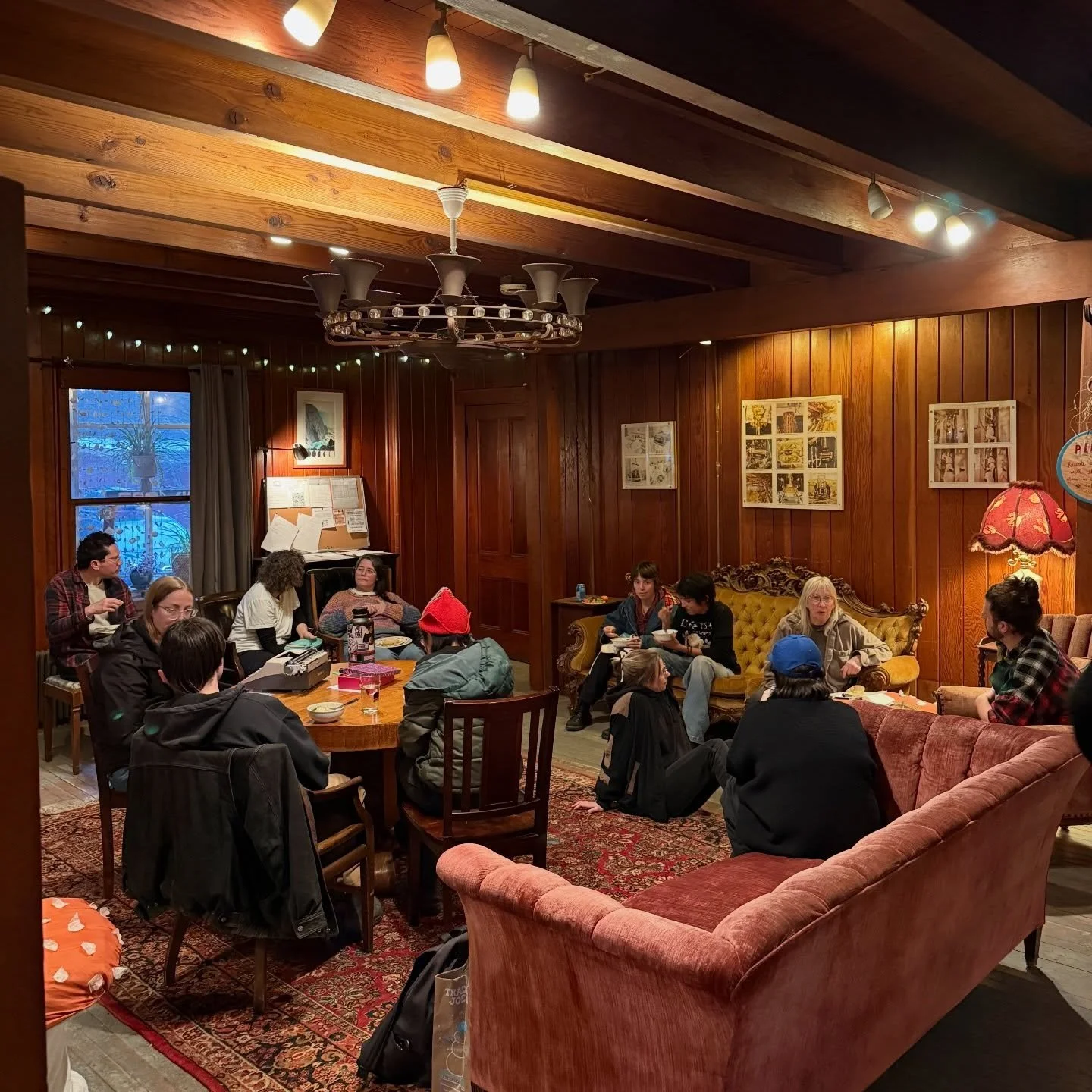 A little peek into Arts Week.

Artists are deep in their studio spaces during the residency portion of the week, while also savoring small moments of connection at the communal saunas, tea times, potlucks, and spontaneous artist-led gatherings.

This