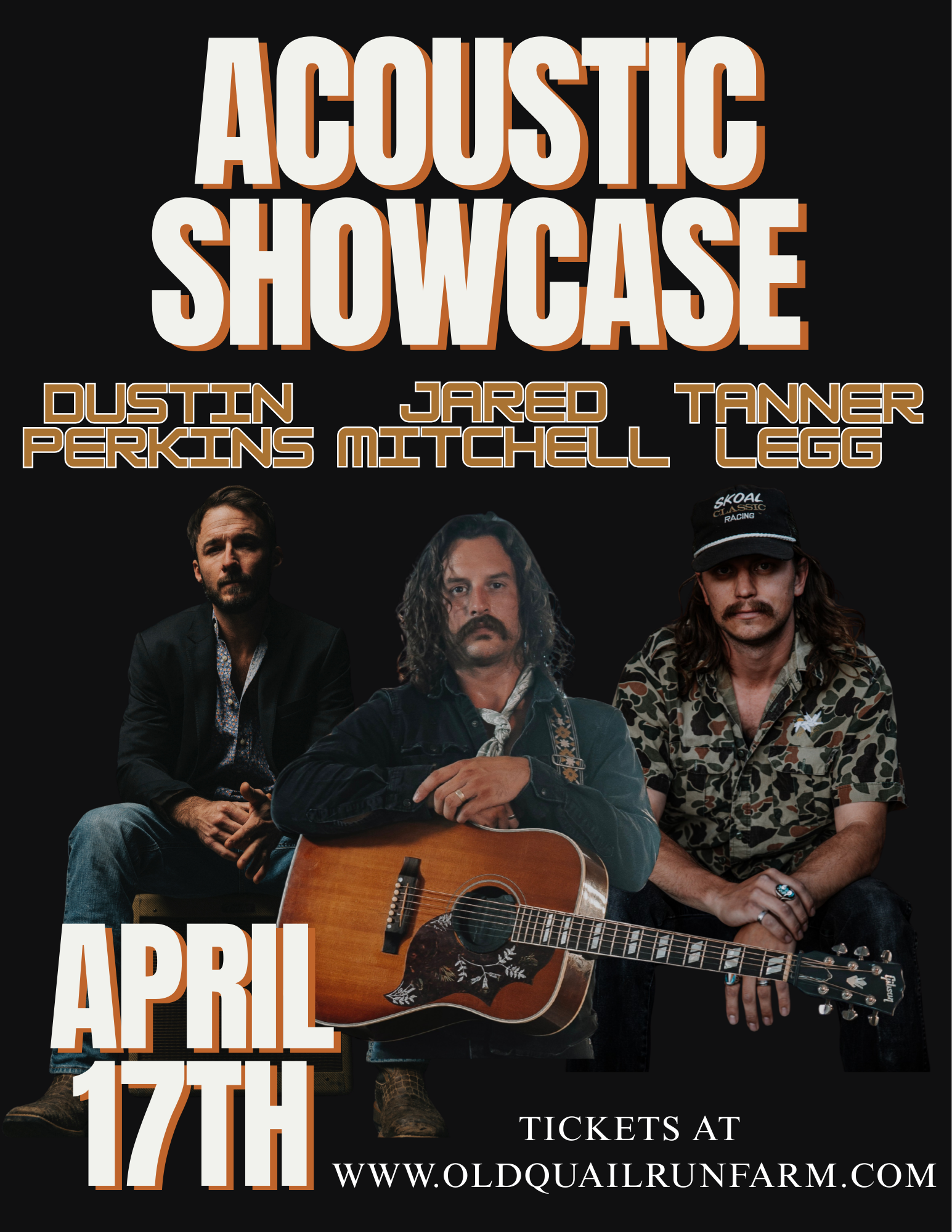 Jared Mitchell, Dustin Perkins and Tanner Legg 