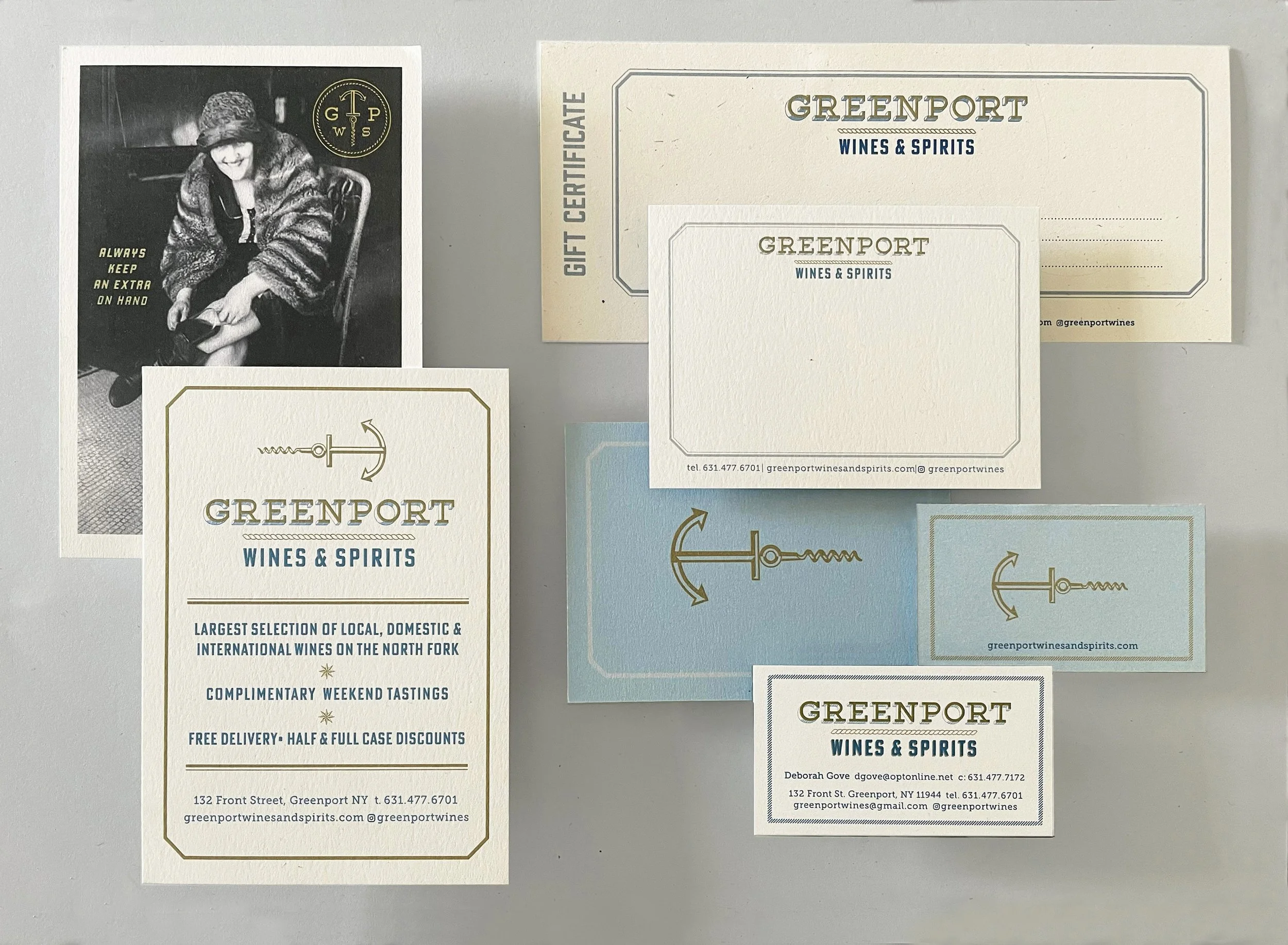 Greenport Wines Identity & Signage