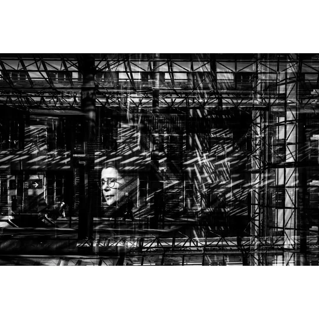 Parallels In Hard Light 
(In-camera multiexposures)