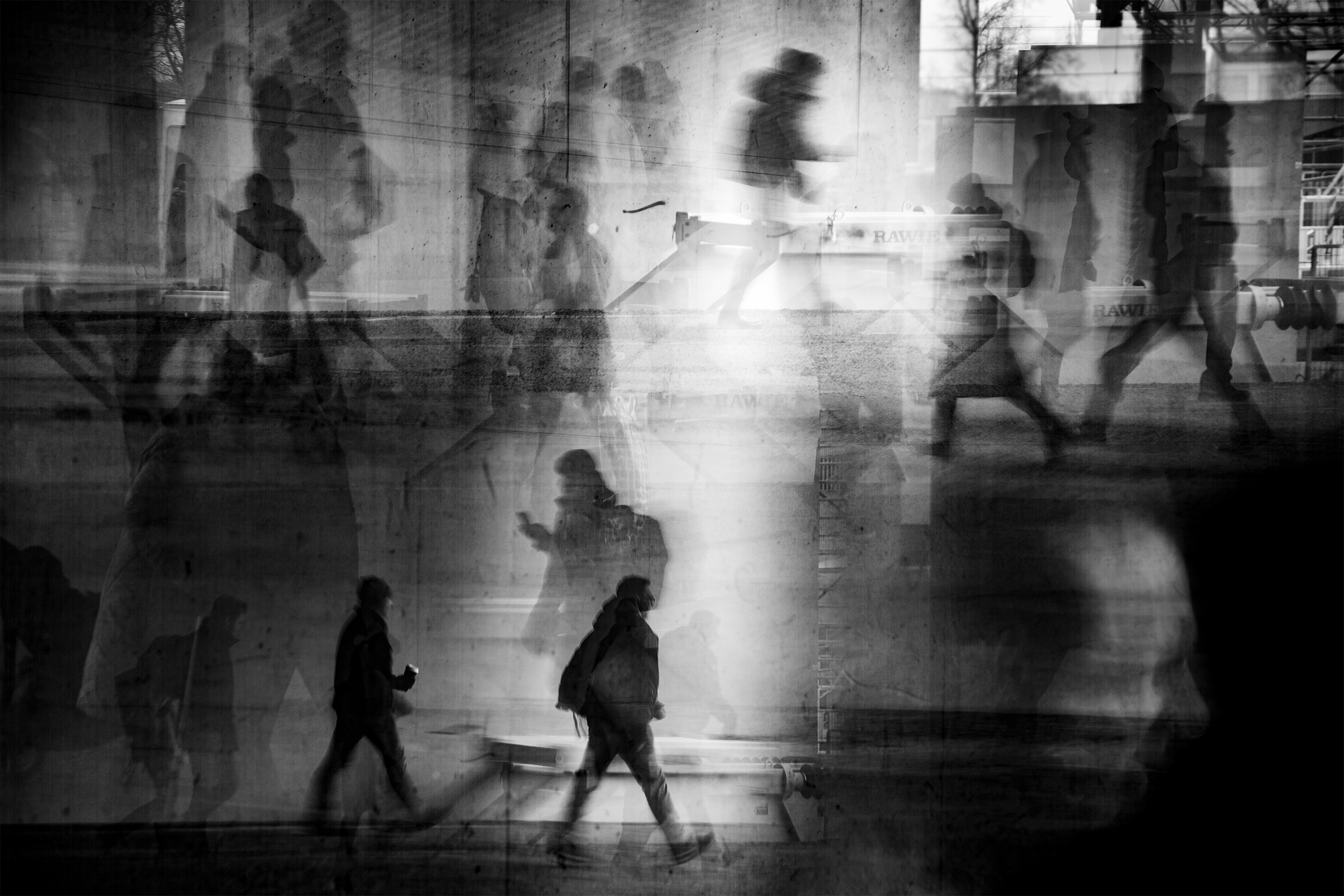 "Patchwork 4" is an in-camera multi-exposure creating surreal and dreamlike impression with slow shutter in Helsinki, Finland by Oscar Wollsten