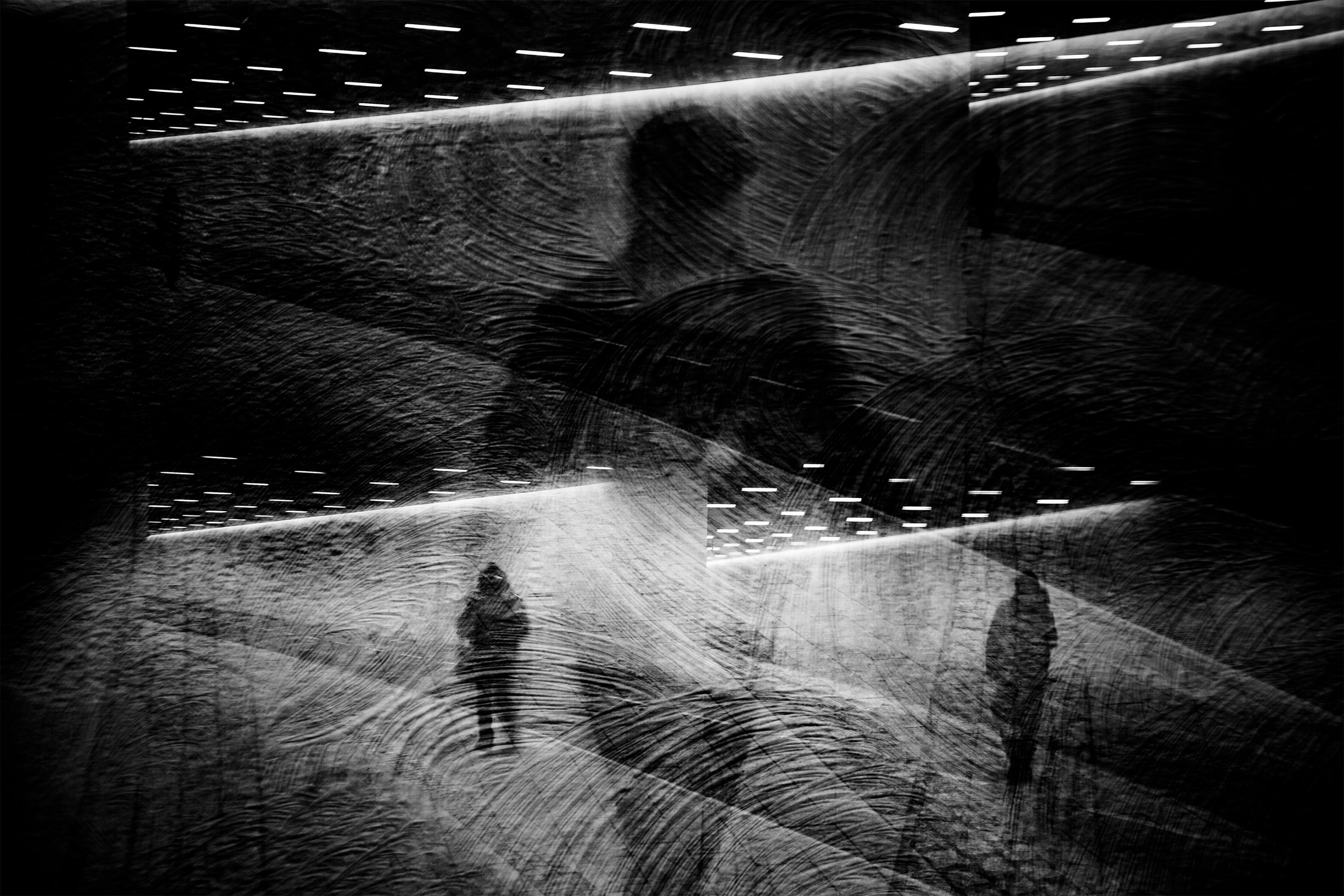 5 am - in-camera multi-exposure in Helsinki, Finland