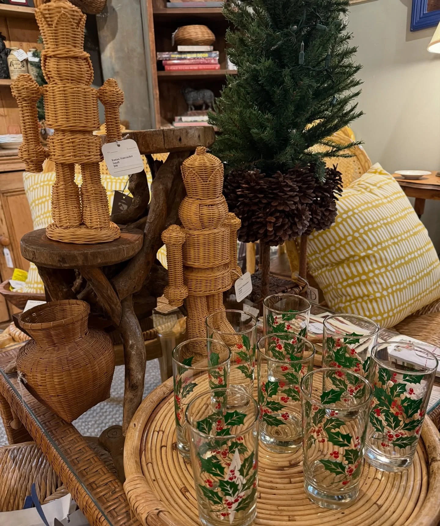 From festive fun glassware to a wicker wonderland