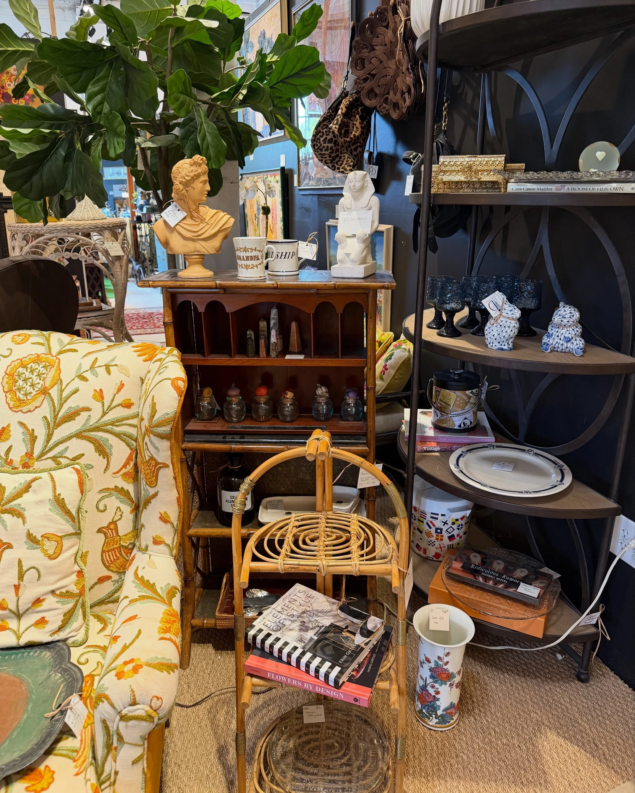 Long rainy weekend? Come shop antique and vintage magic!