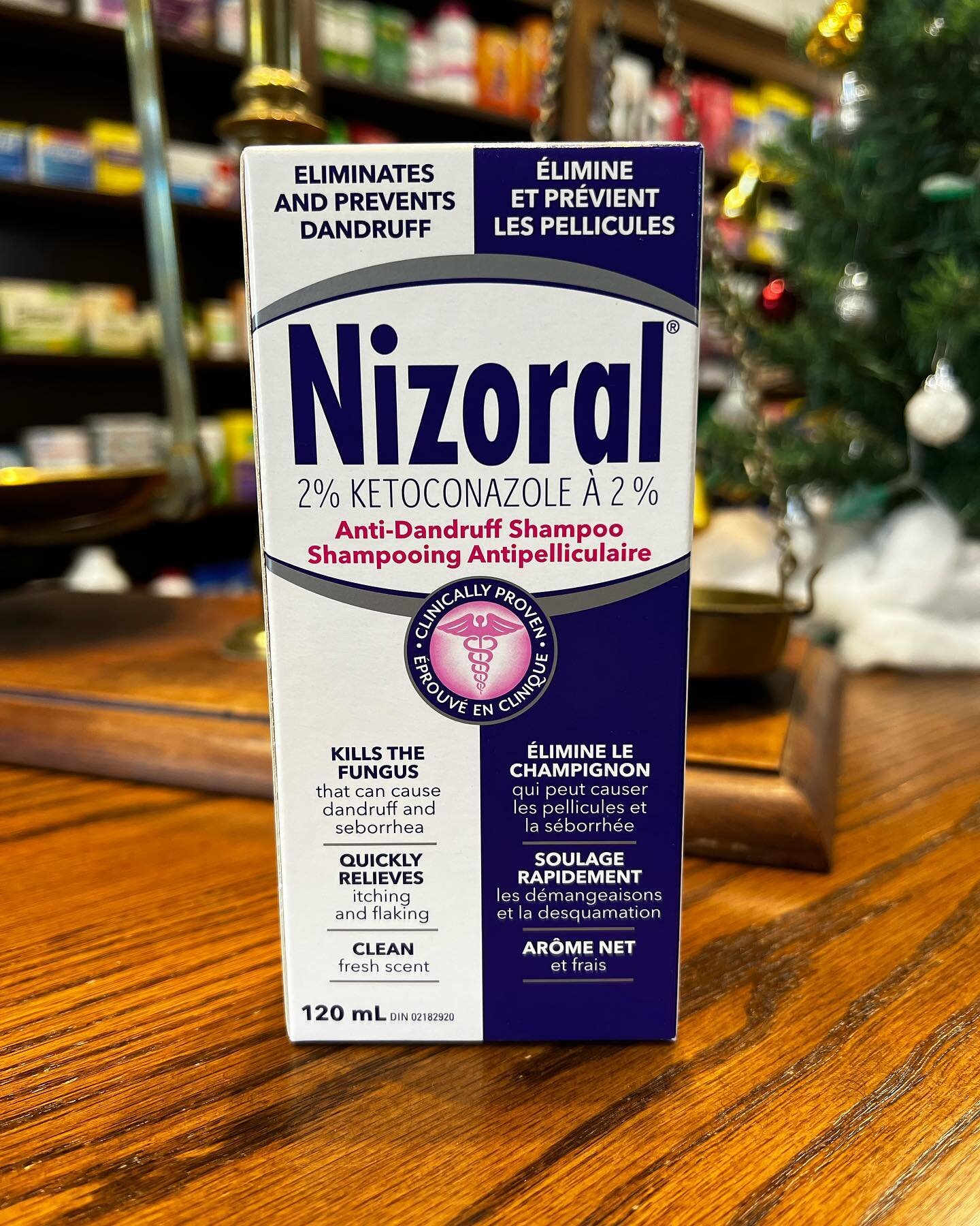 If you ever had a dandruff outbreak, you know the drill: itchy, irritated scalp, flaking skin and a distinct hesitation to wear black. But now, there's a solution: Nizoral Ketoconazole Anti-dandruff Shampoo.

It works by treating the underlying cause