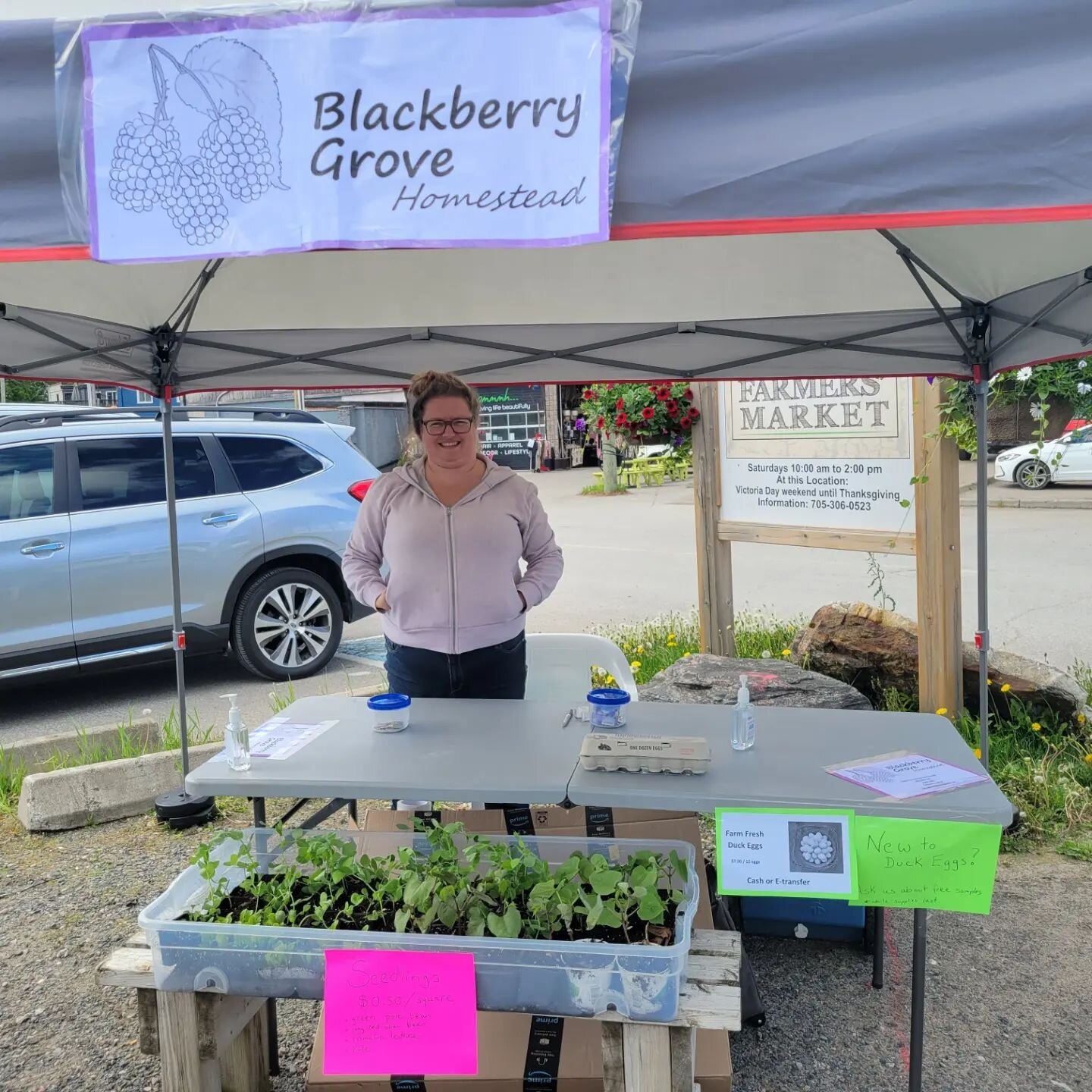 Come and check out Blackberry Grove Farms!! One of our very valued community agriculture vendors! They have duck eggs for $7 a dozen and some very reasonably priced plant starts!
.
.
.
#communityagriculture #duckeggs #quack #seedlings #myfarmersmarke