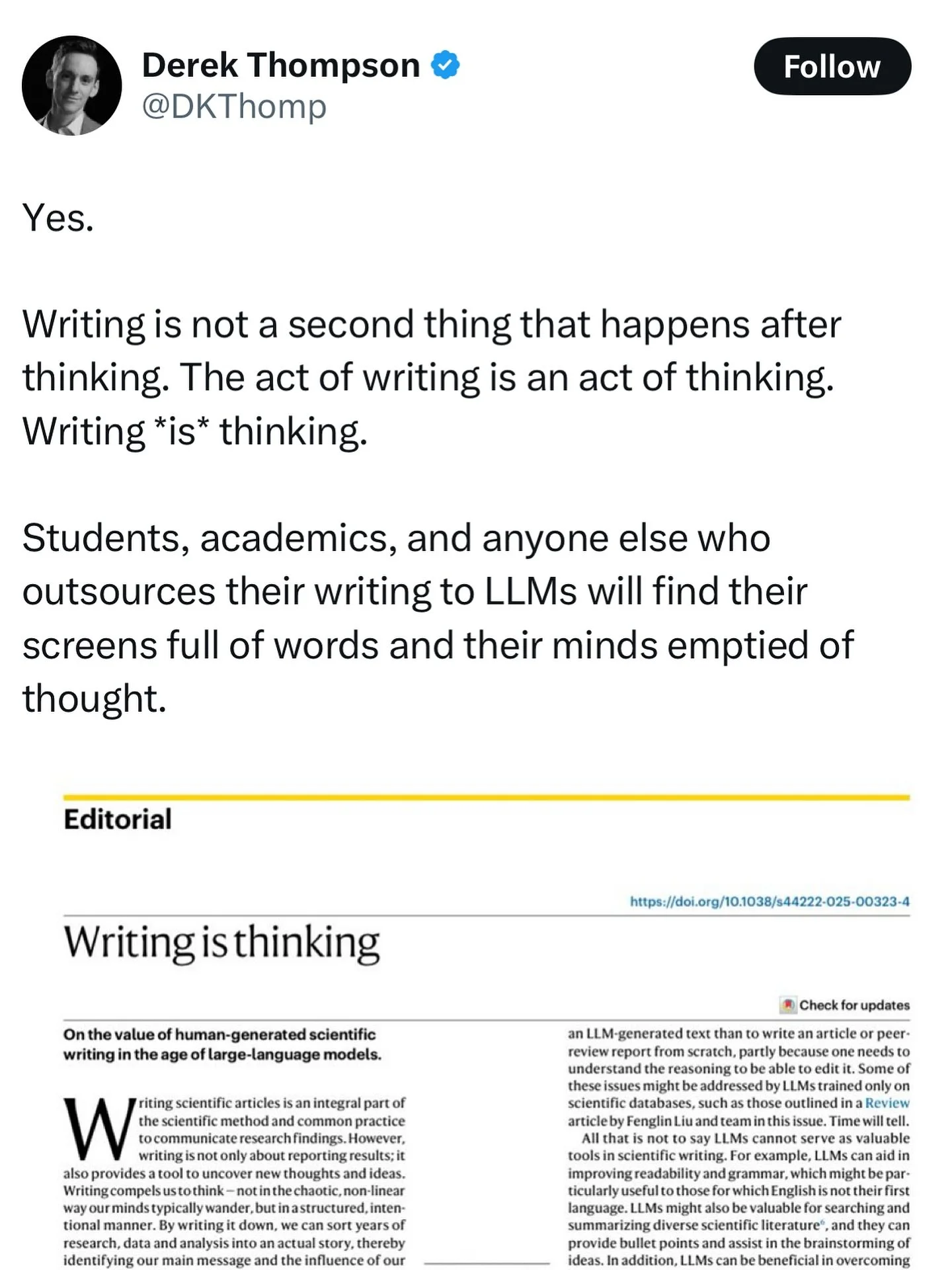 Thinking about this a lot as Back to School season creeps up 🧠📝 credit: @dkthomp via X