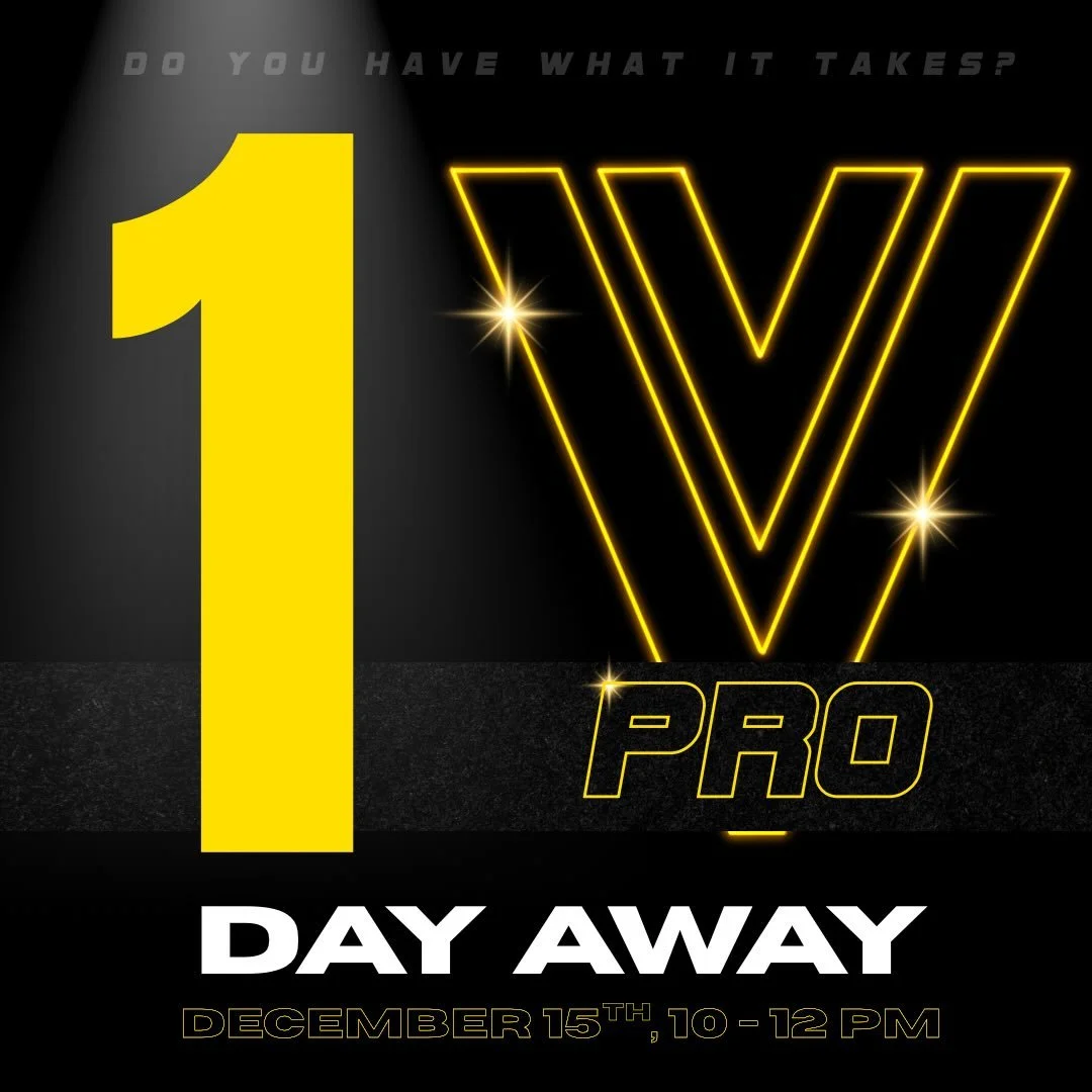 1 DAY UNTIL AUDITIONS 🔥‼️

Do you have what it takes?

INVICTA PRO 

OPEN AUDITIONS 

SIGN UP BELOW: 
https://www.invictatrainingcenter.com/pro

DECEMBER 15th 10 - 12 PM 

&mdash;&mdash;&mdash;&mdash;&mdash;&mdash;&mdash;&mdash;&mdash;&mdash;&mdash;