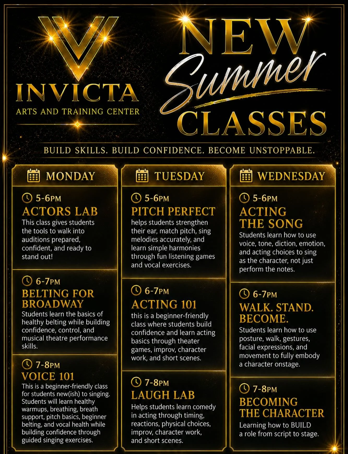 These New Classes start June 1st with Our NEW INSTRUCTOR @amandarushinggully 

Sign up will be available on our website soon. Don&rsquo;t miss out on this opportunity to receive further knowledge to become an Undeniable Artist.

#houstontheatre #hous