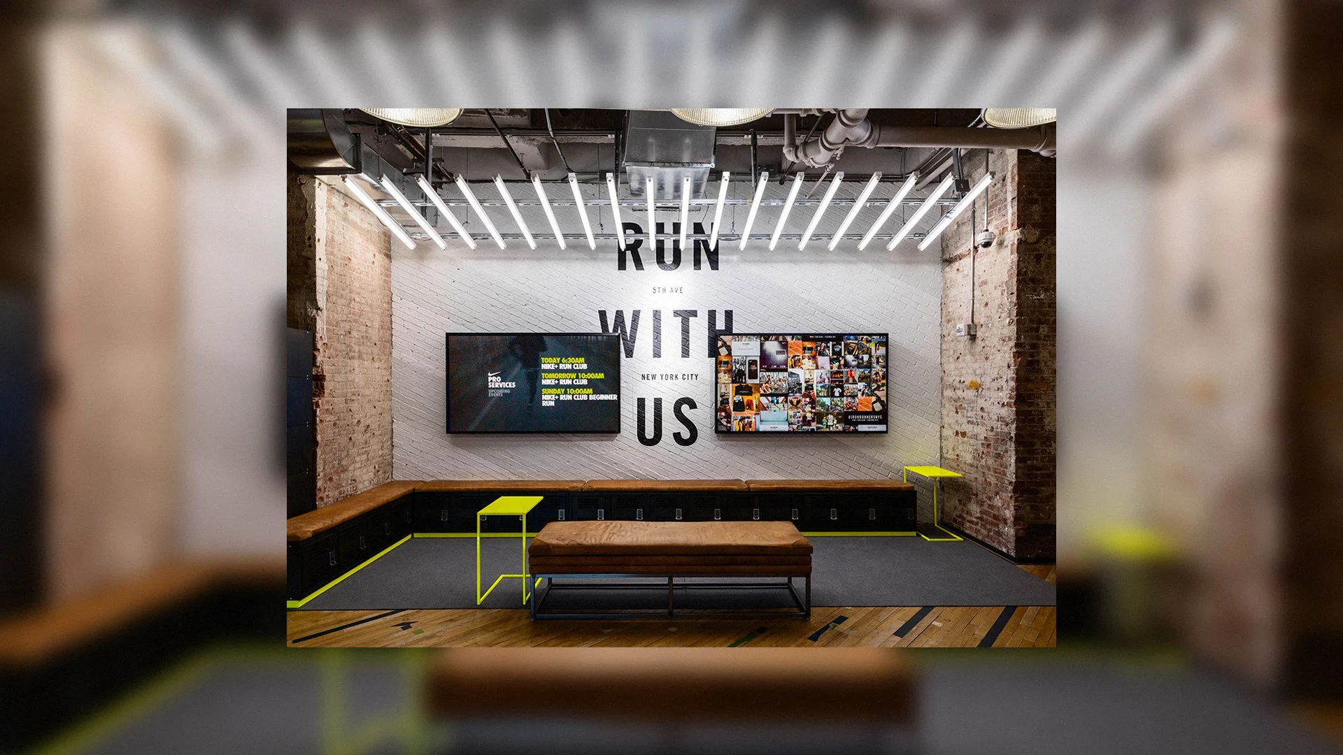 Nike Running Flatiron Store: Social Wall