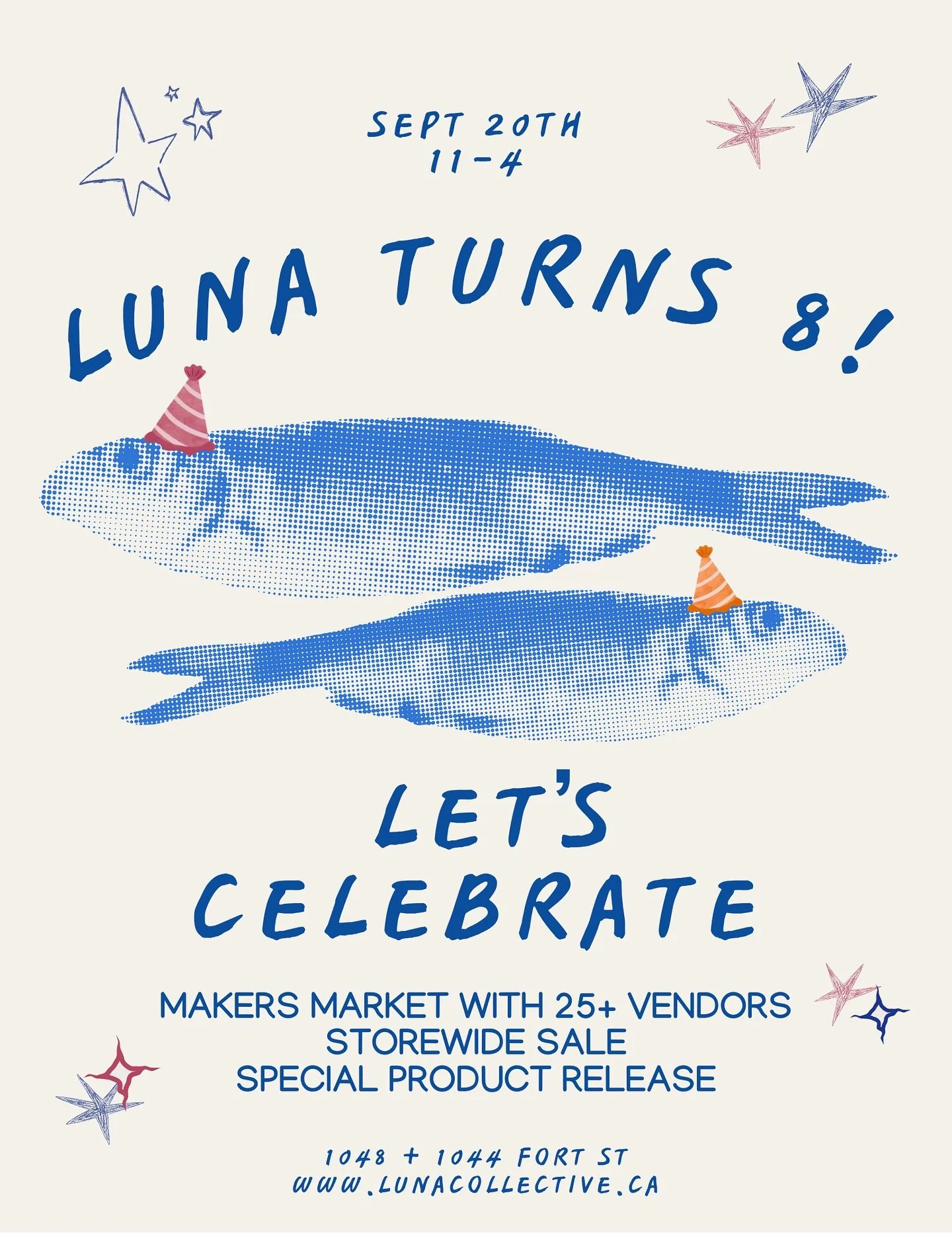 ✨ This Saturday! ✨ We&rsquo;re celebrating @luna_collective &lsquo;s birthday, and what a thing to celebrate. Eryn has now poured eight years of her life into creating a mini circular economy of local creatives under one beautiful roof. Soooo gratefu