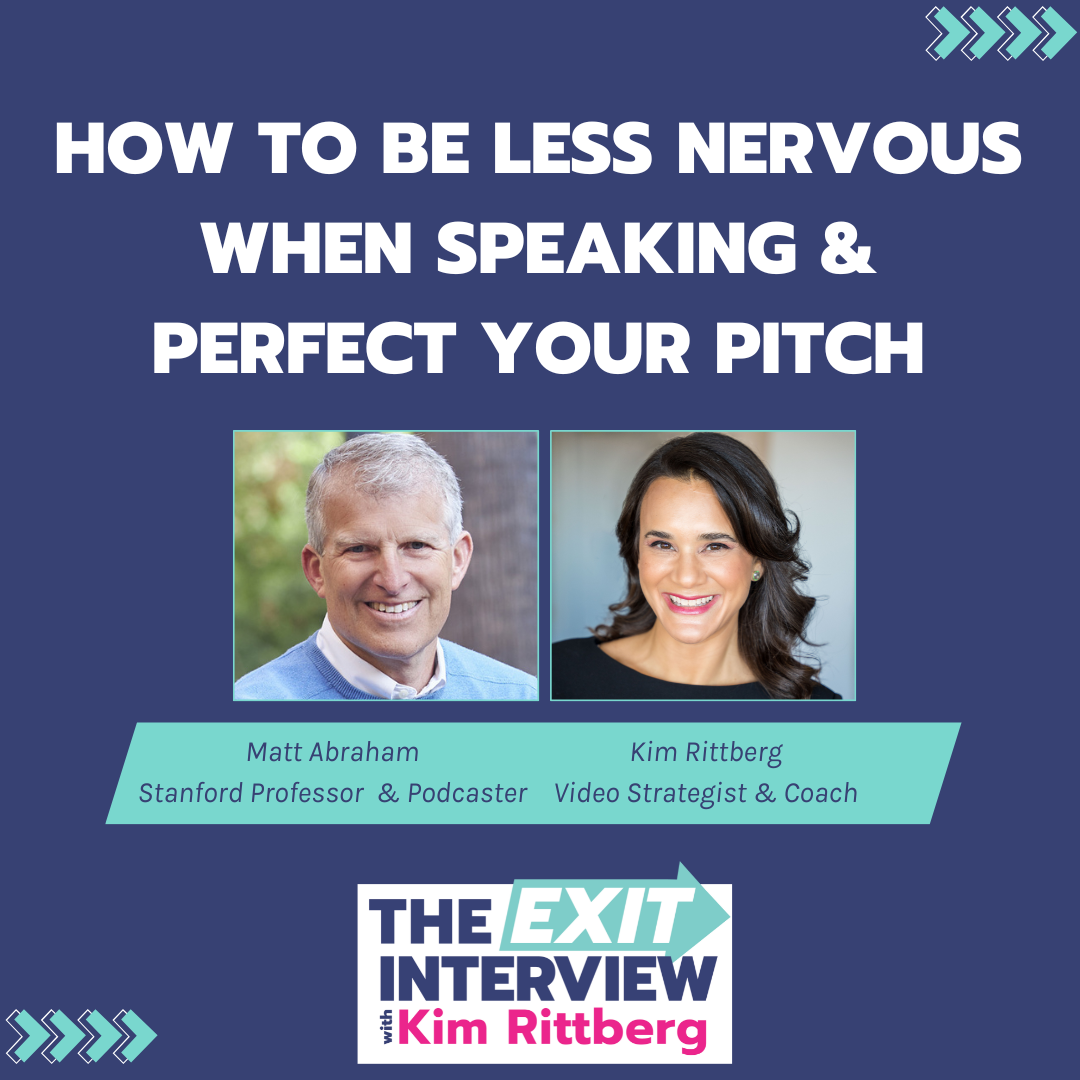 Ep. 99/ How to Be Less Nervous When Speaking &amp; Perfect Your Pitch: Matt Abrahams of Think Fast Talk Smart