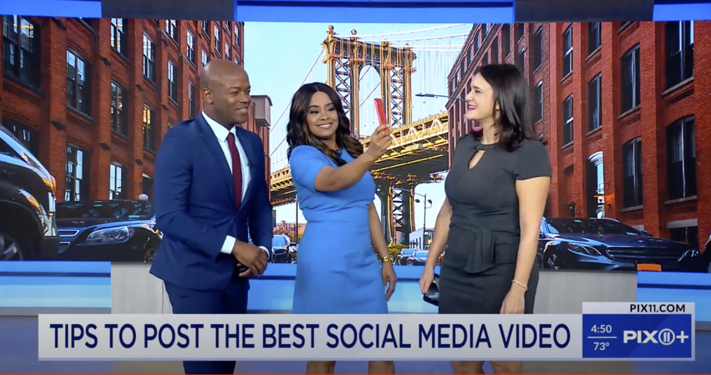 Kim joins PIX11 News to explain "How to take selfie videos like a pro!"