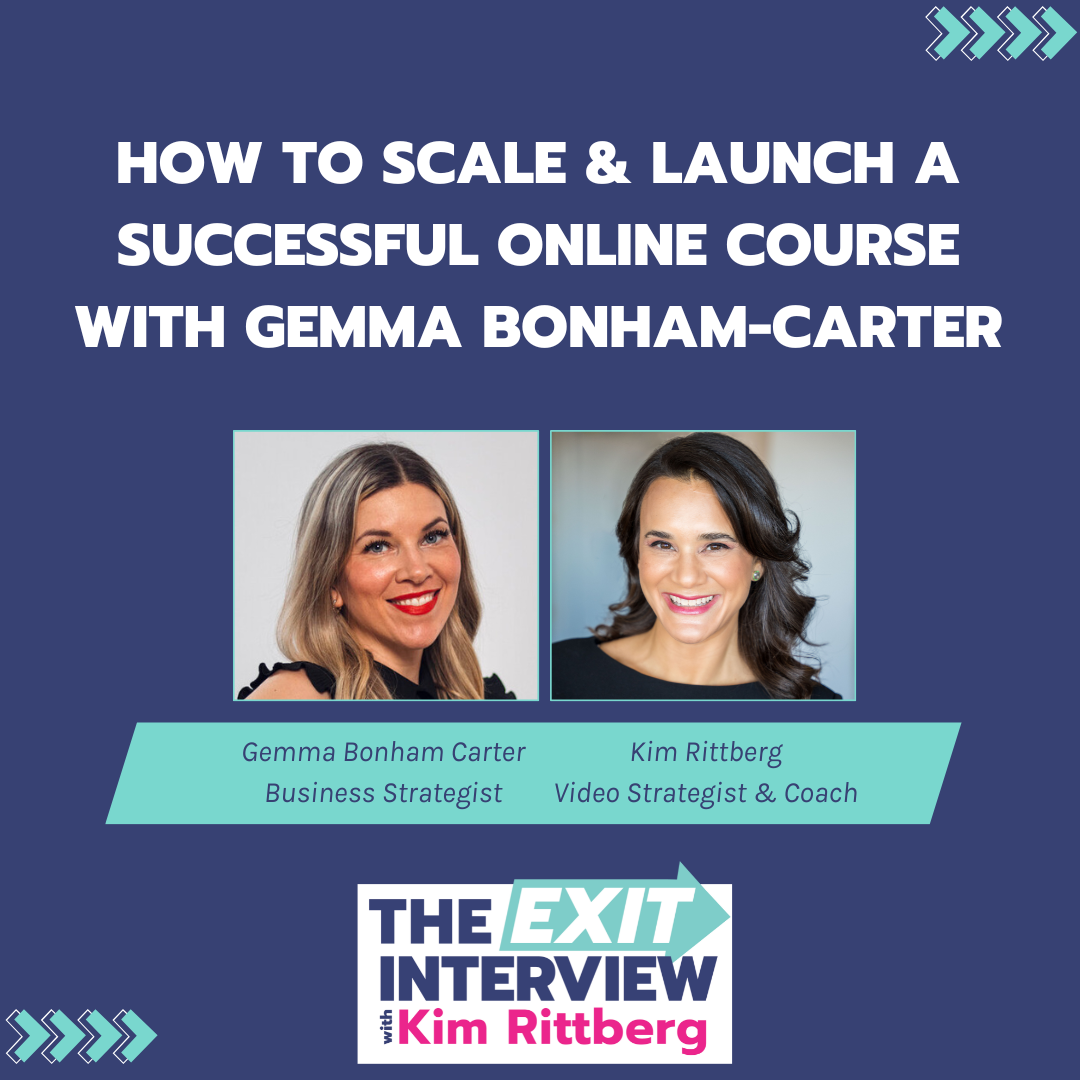 Ep. 124/ How to Scale &amp; Launch a Successful Online Course with Gemma Bonham-Carter