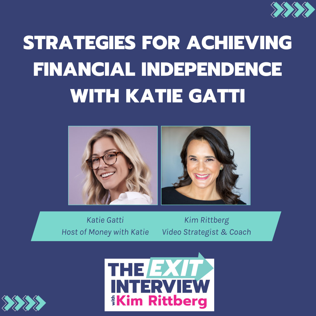 Ep. 125/ Strategies for Achieving Financial Independence: Money With Katie host Katie Gatti