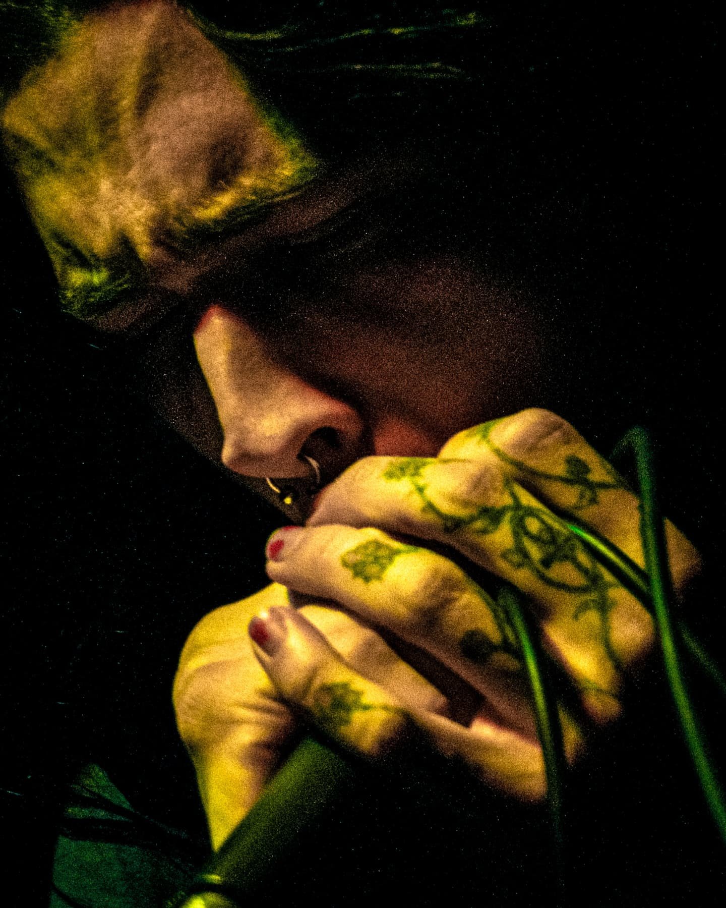 @destructiveinterferencegrind performing at @phoenixbarandgrill 05/09/25. Raff low key looking like Peter Steele in that first pic. Go check out his other project @bxbxl.mince as well as @dreyden_the_slam_man and all his other noise.
.
.
.
#grindcore