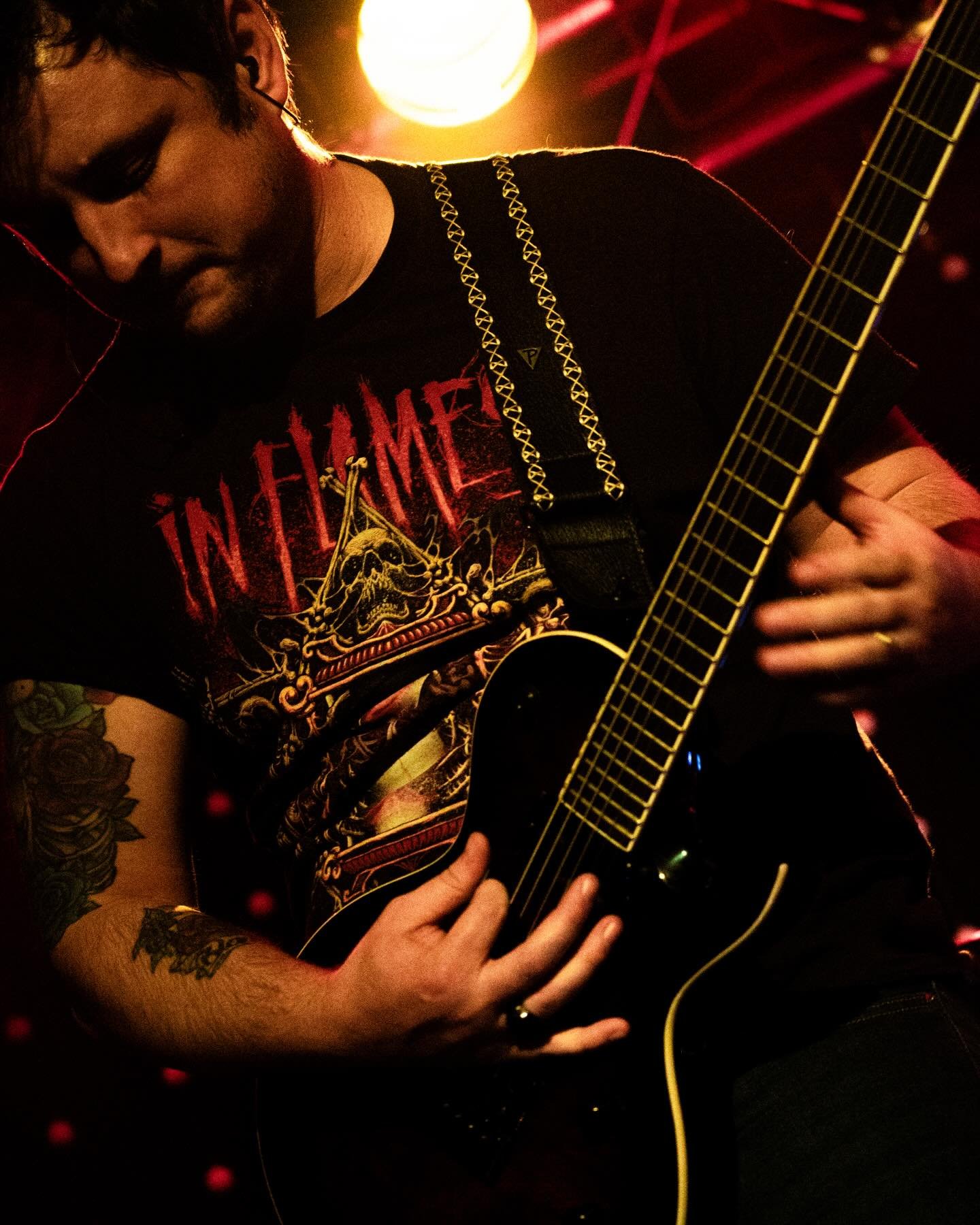 @krypteiabandofficial performing at @luckybaryyj on 03/12/26
Photographed by @runegatestudio 
.
.
.
#livemusicphotography #concertphotographer #musicianportrait #deathmetal #metalphotography