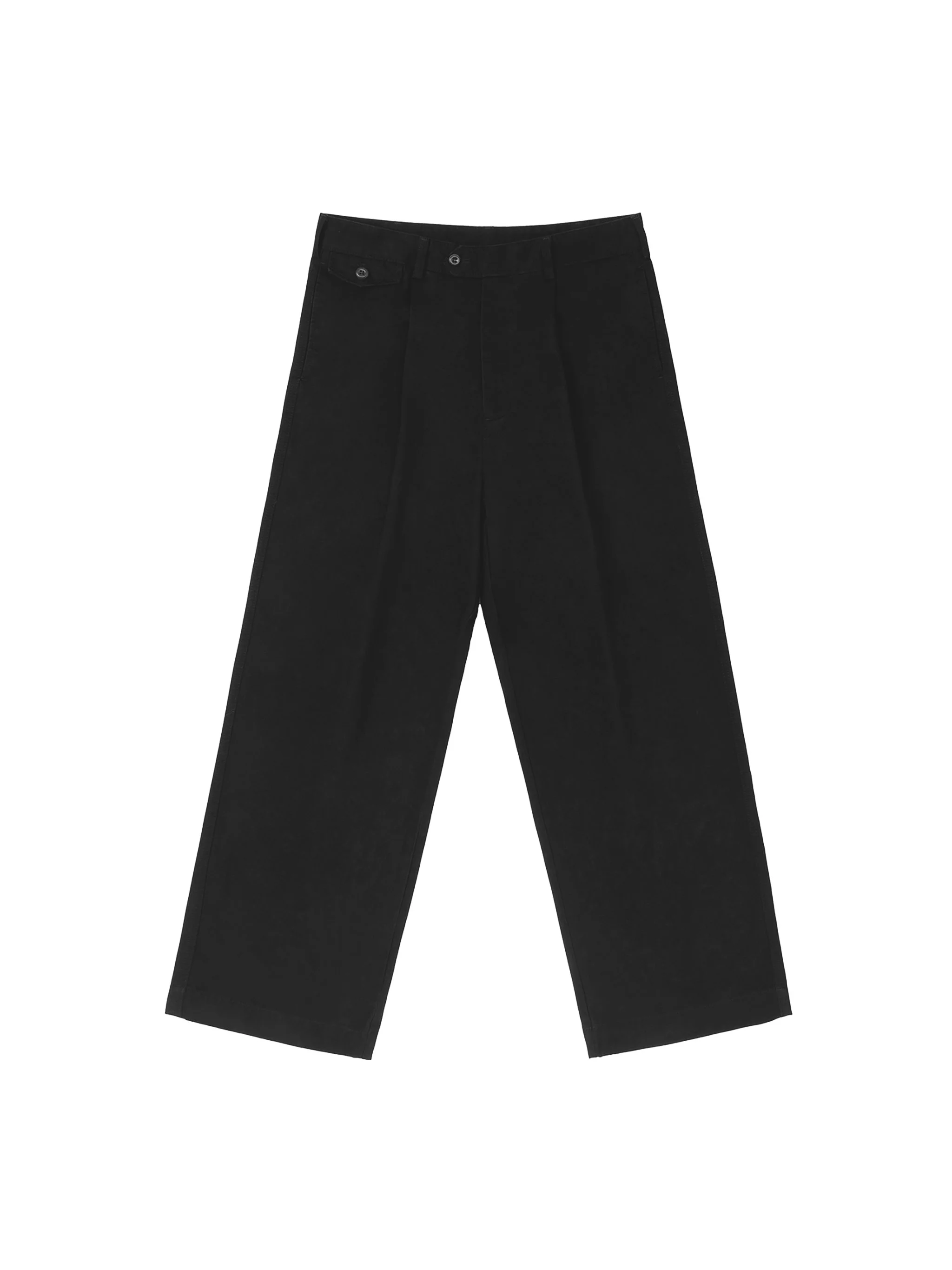 Adjustable Waist Straight Leg Pants