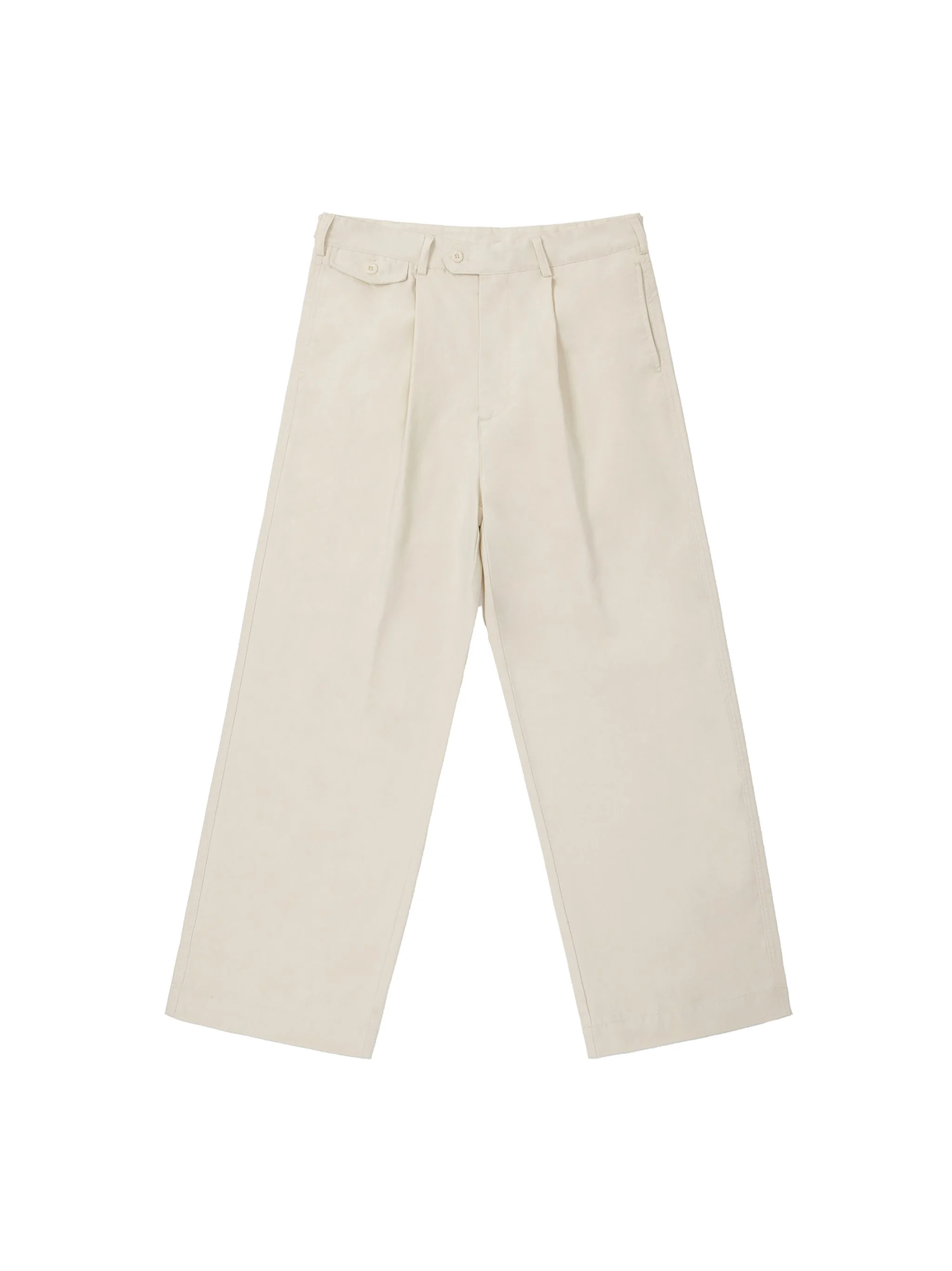 Adjustable Waist Straight Leg Pants
