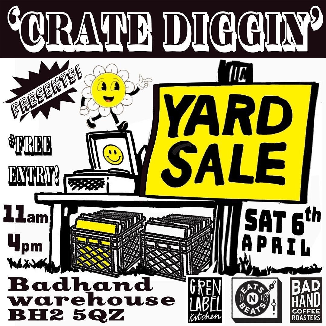 Join us this weekend as @_eatsnbeats bring back their much-loved Crate Digging event to the @badhandcoffee yard 🙌 Featuring eight record sellers and the best local DJs spinning tunes all day long, it's an event you won't want to miss 🎵⁠
⁠
Expect @b