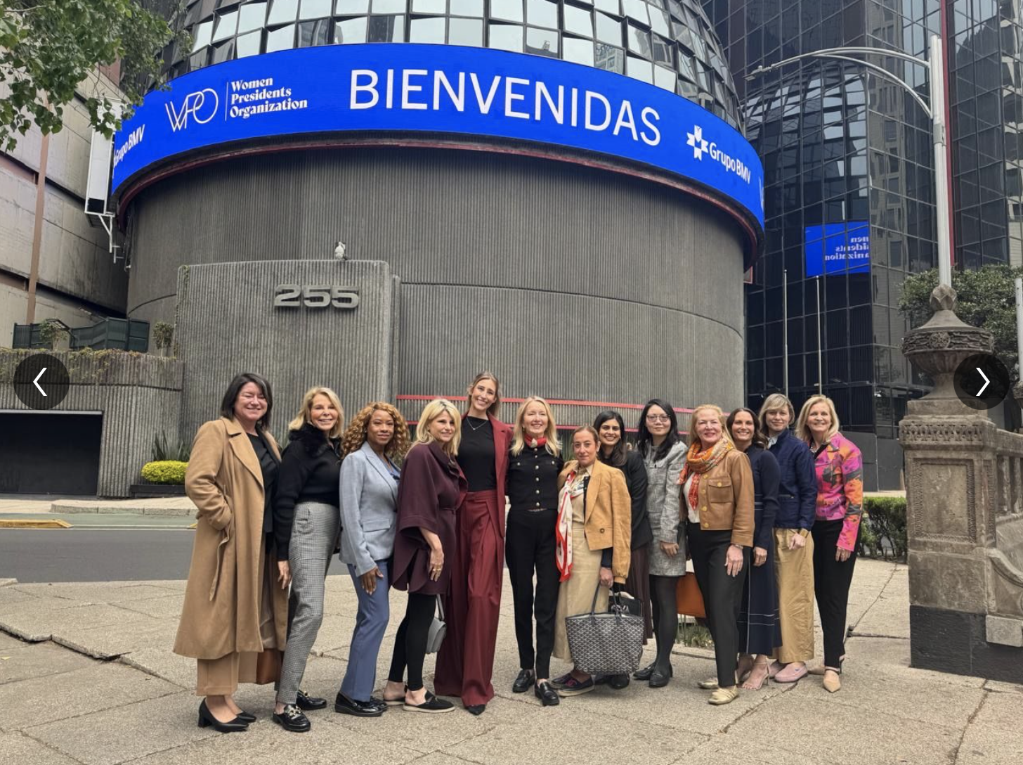 A Group From the Women Presidents Organization Traveled to Mexico City to Engage in a Discussion of Global Economics at the Mexican Stock Exchange