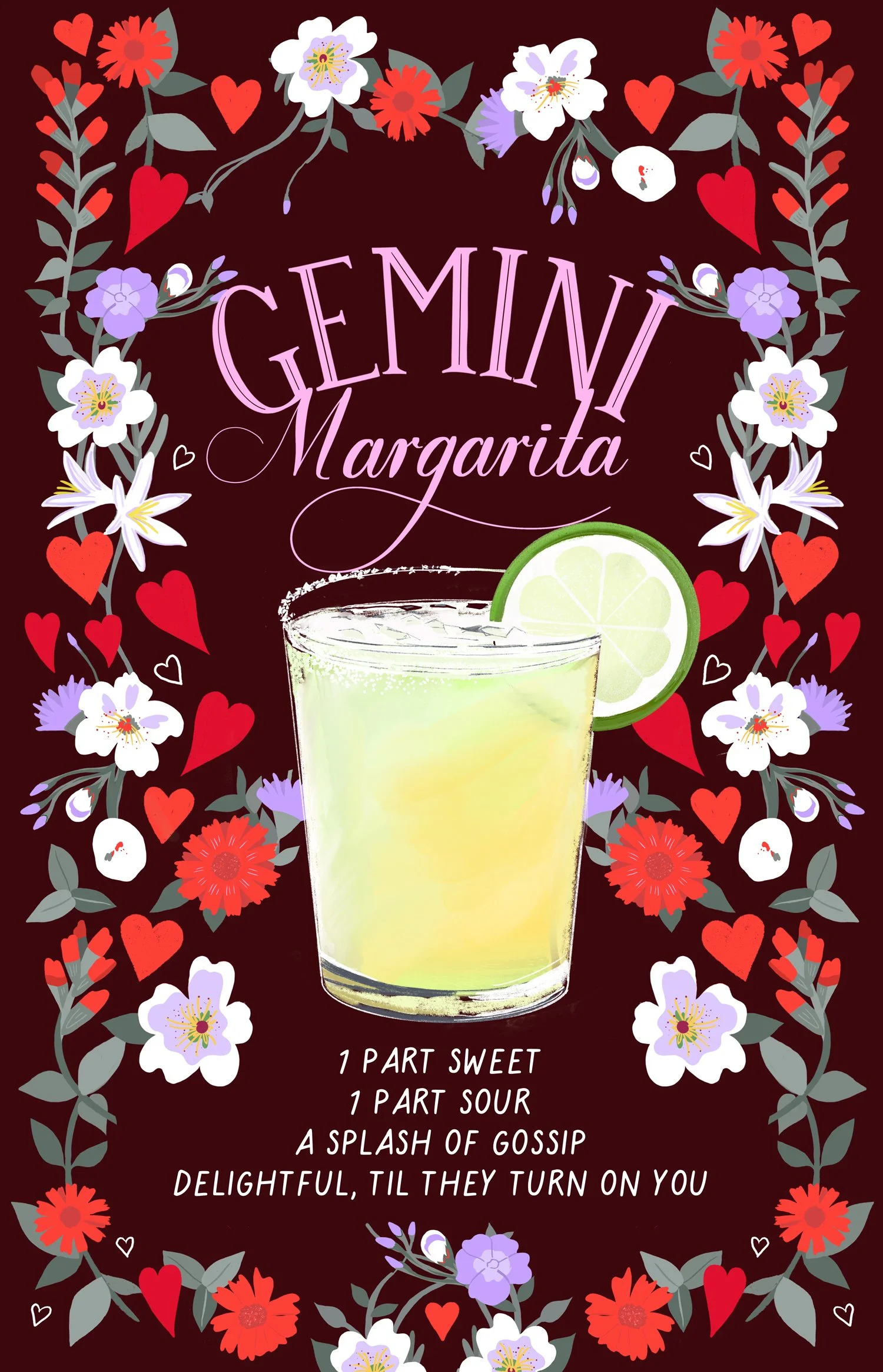 Gemini cocktail recipe - Margarita