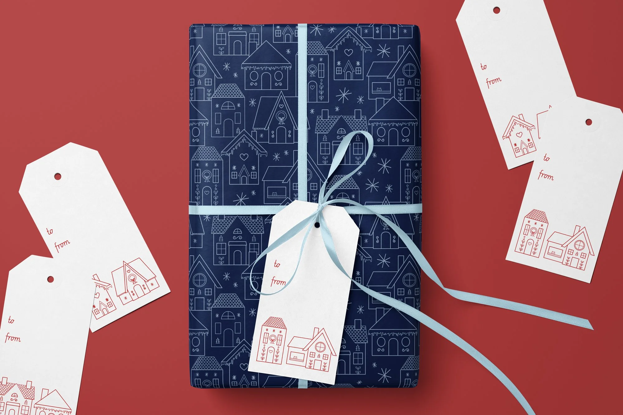 Printable gift tags by Laura Sant