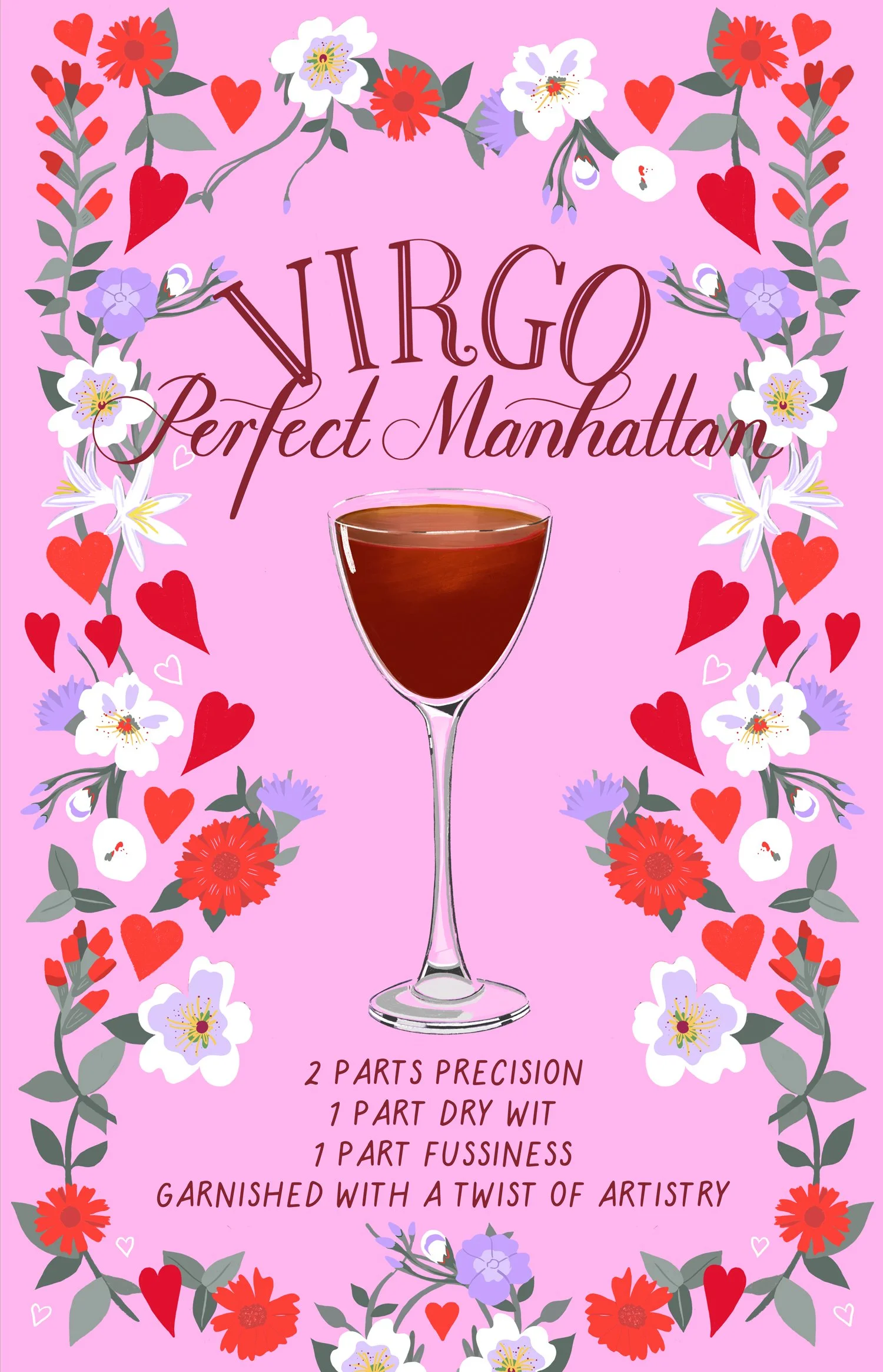 Virgo cocktail recipe - Perfect Manhattan