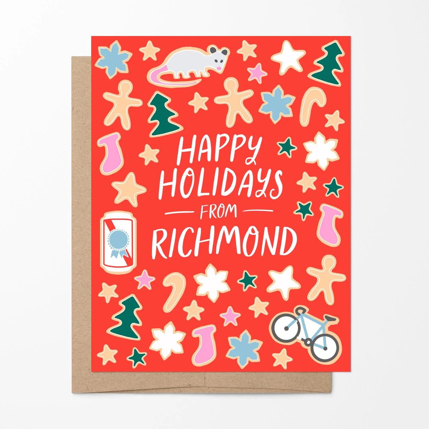 Richmond Virginia Holiday Card by Laura Sant