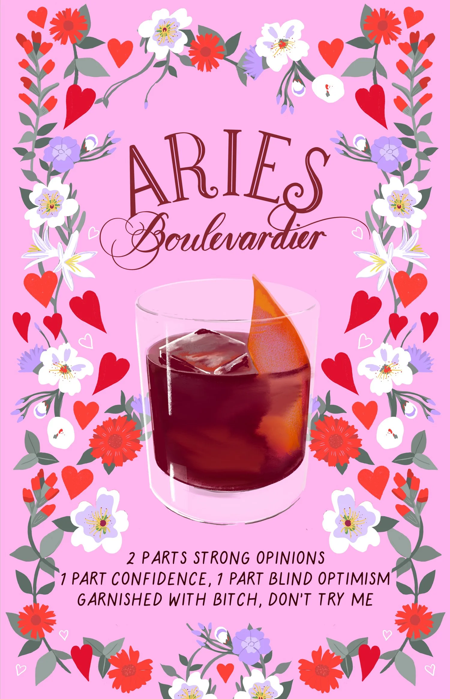 Aries cocktail recipe - Boulevardier