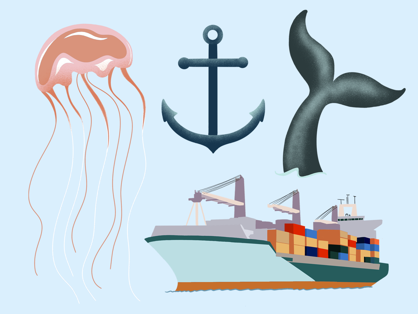 Detail shots of icons for the Beers of the World puzzle map illustration by Laura Sant