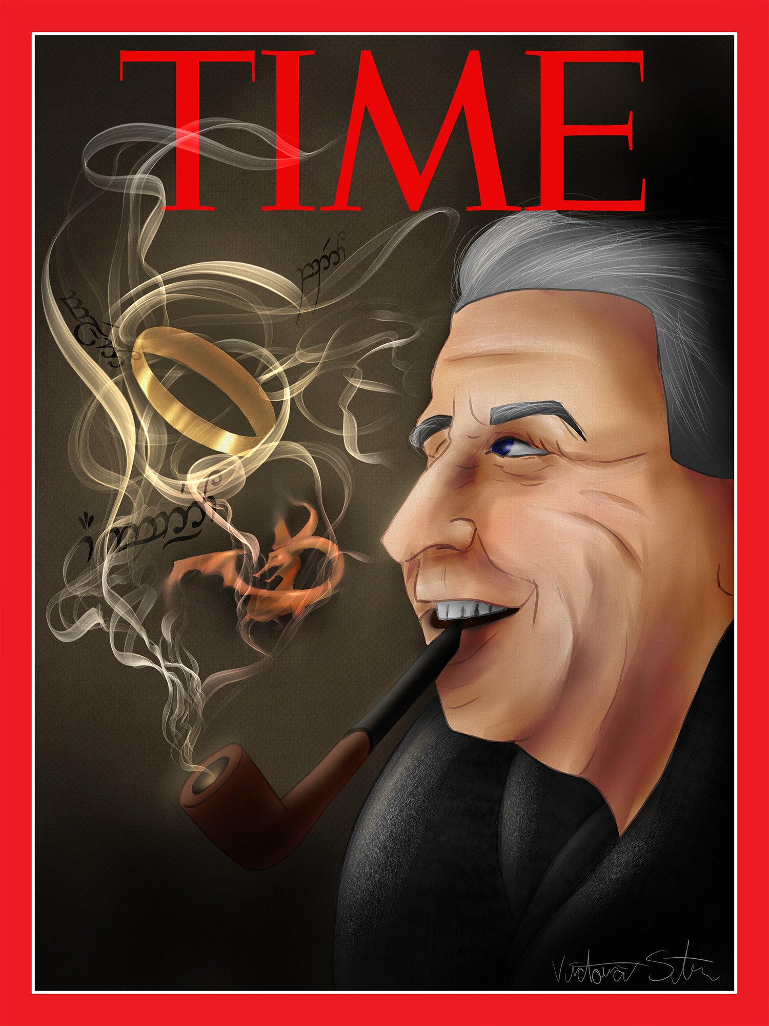 J. R. R. Tolkien "TIME" Magazine Cover Concept