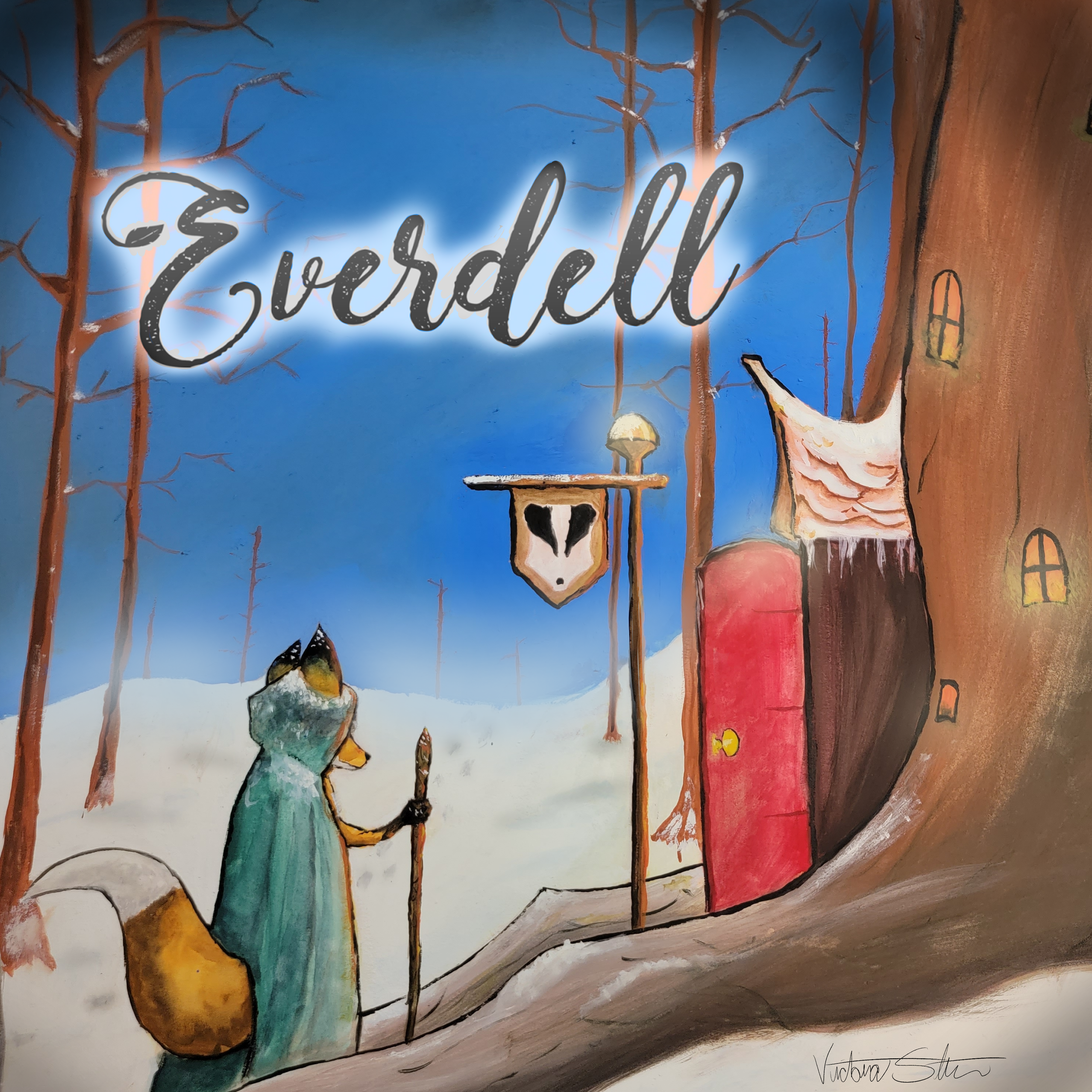 "Everdell" Board Game Cover Concept