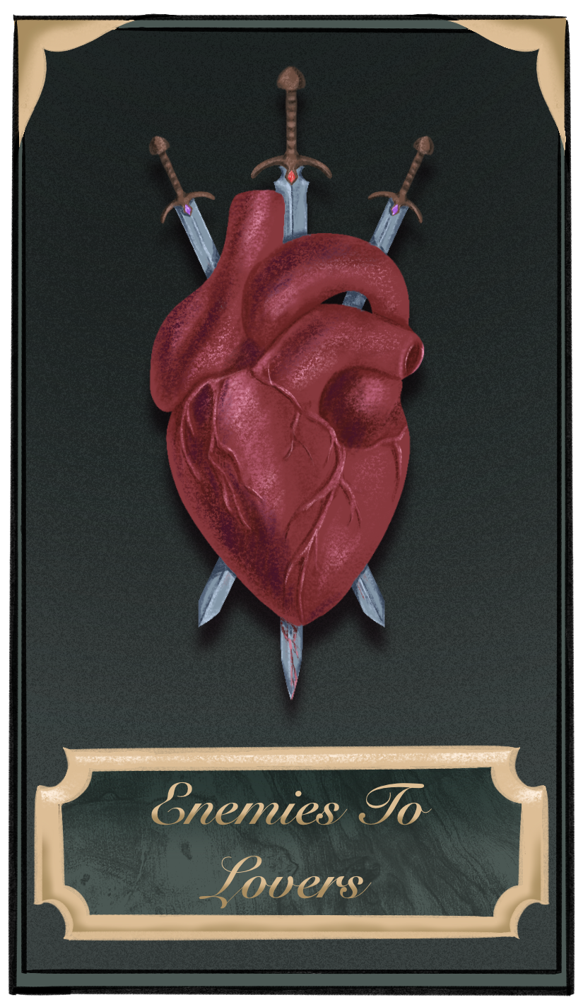 Book Trope Tarot - Enemies to Lovers