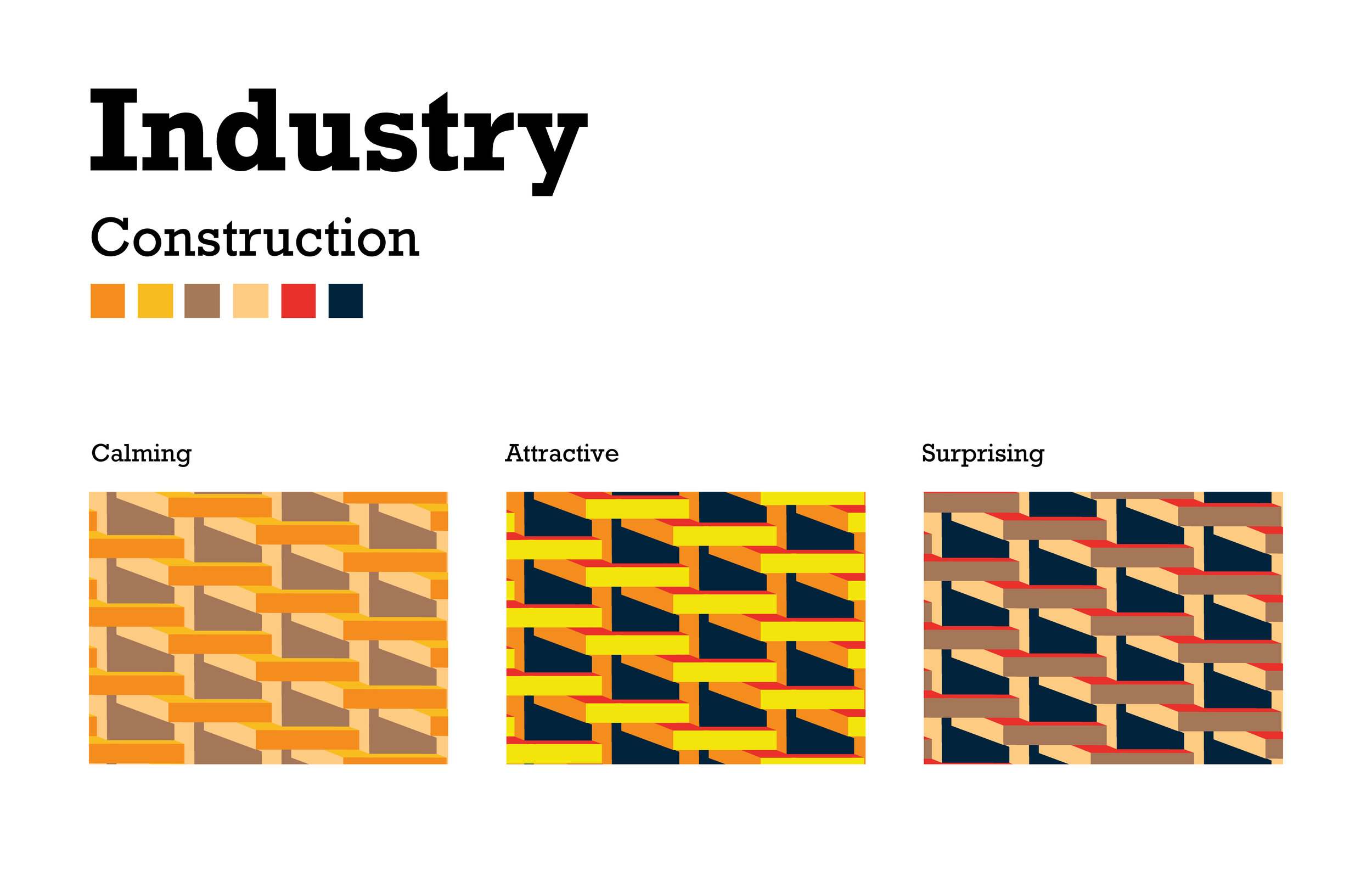 Construction Industry Inspired Pattern