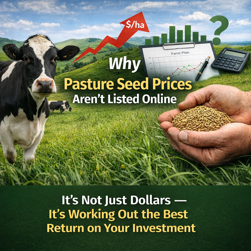 Seed Pricing in NZ: What Pasture Seed and Fertiliser Really Cost Per Hectare
