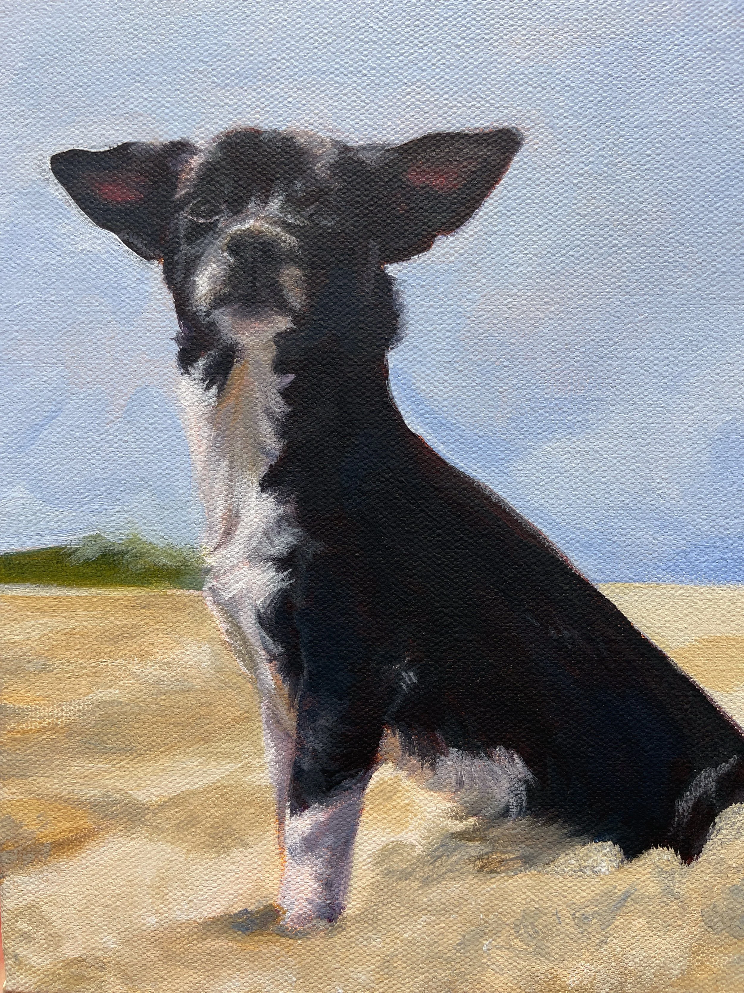 8"x10" Original Acrylic of Betty, Custom.