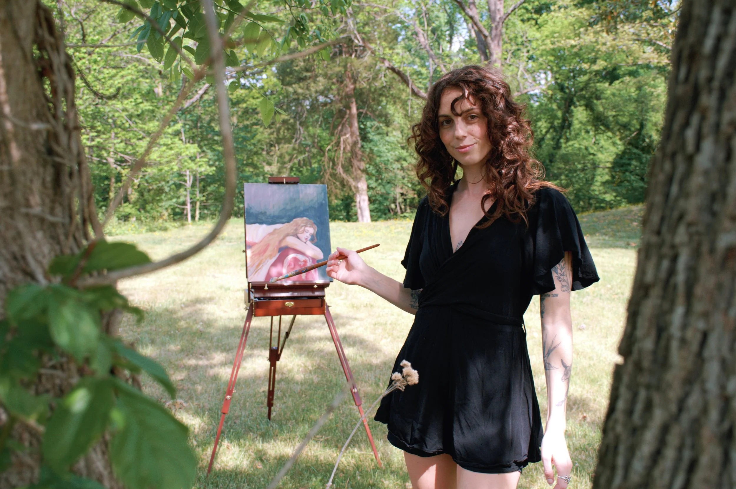 Why have a live painter at your wedding or event?✨⬇️

Having the interactive experience of a live painter shows your appreciation for the finer things in life. Painting is a timeless art, creating heirloom pieces to fit your exact vision. 

Not only 