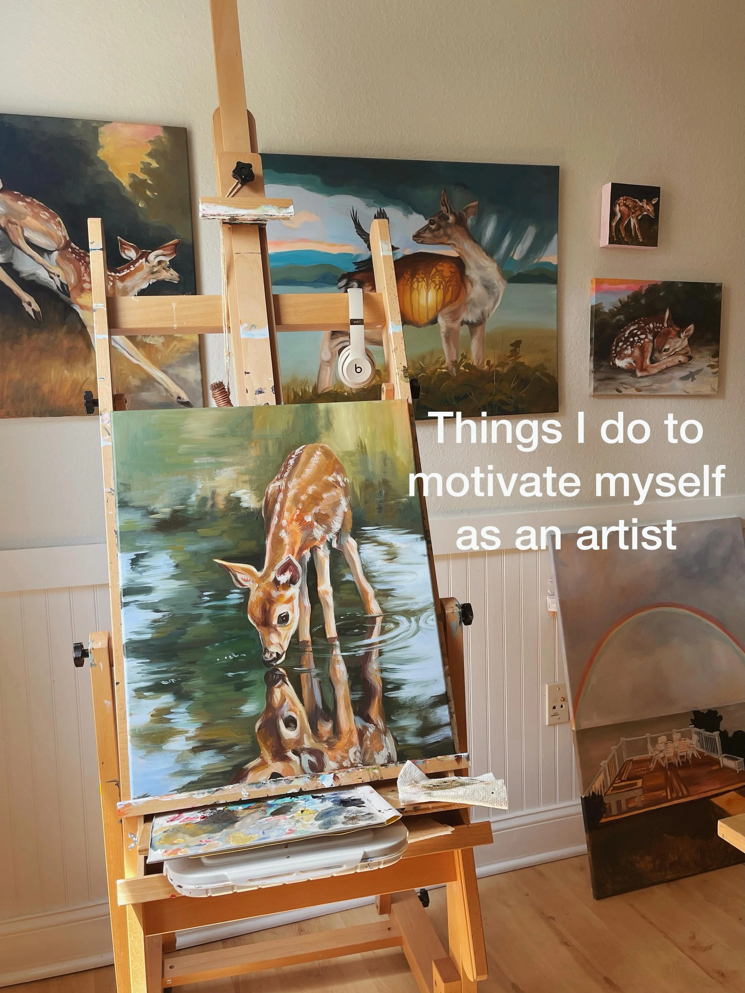 7 sources of motivation as an artist💫 

What helps motivate you to keep going in whatever you do?⬇️✨