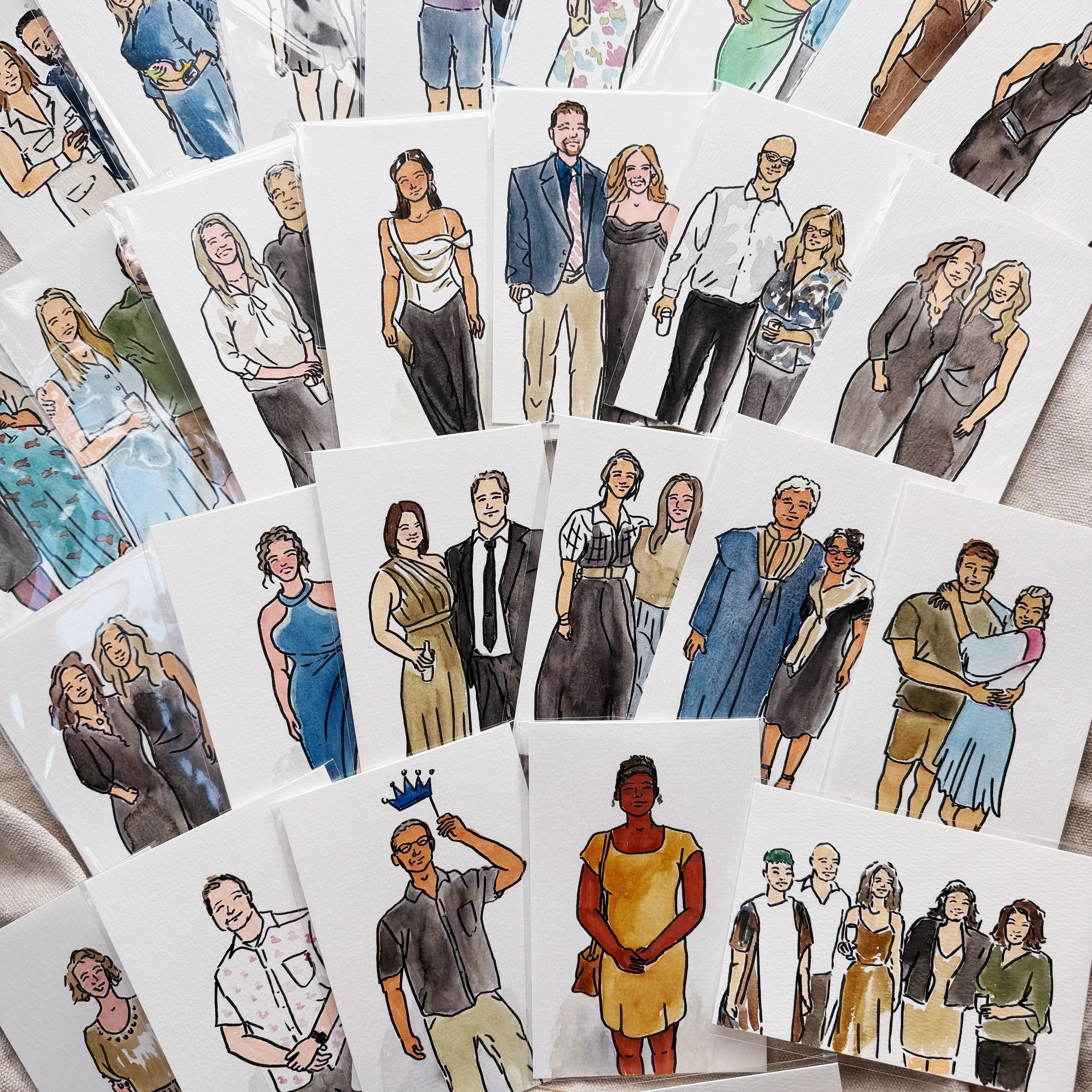 Some of the guest portraits from the 50th Anniversary of @ncaquariumri !💙✨ If you attended the event on 9/12 and haven&rsquo;t yet picked up your portrait, they are still available for pickup during opening hours at the front office/entrance! ☺️

Th