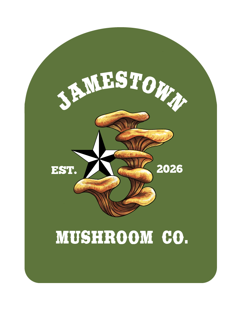Jamestown Mushroom Company is owned by a friend of mine and his partner based in Tyler, Texas. They specialize in gourmet and medicinal mushrooms with an emphasis on a farm to table ethos in serving East Texas. 

These are some of the graphic element