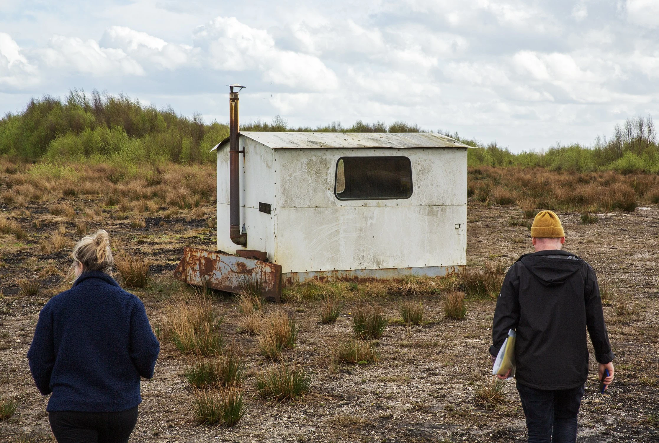 Disused teahut, Corlea, Mount Dillon Bog Group, Co. Longford, 2024.