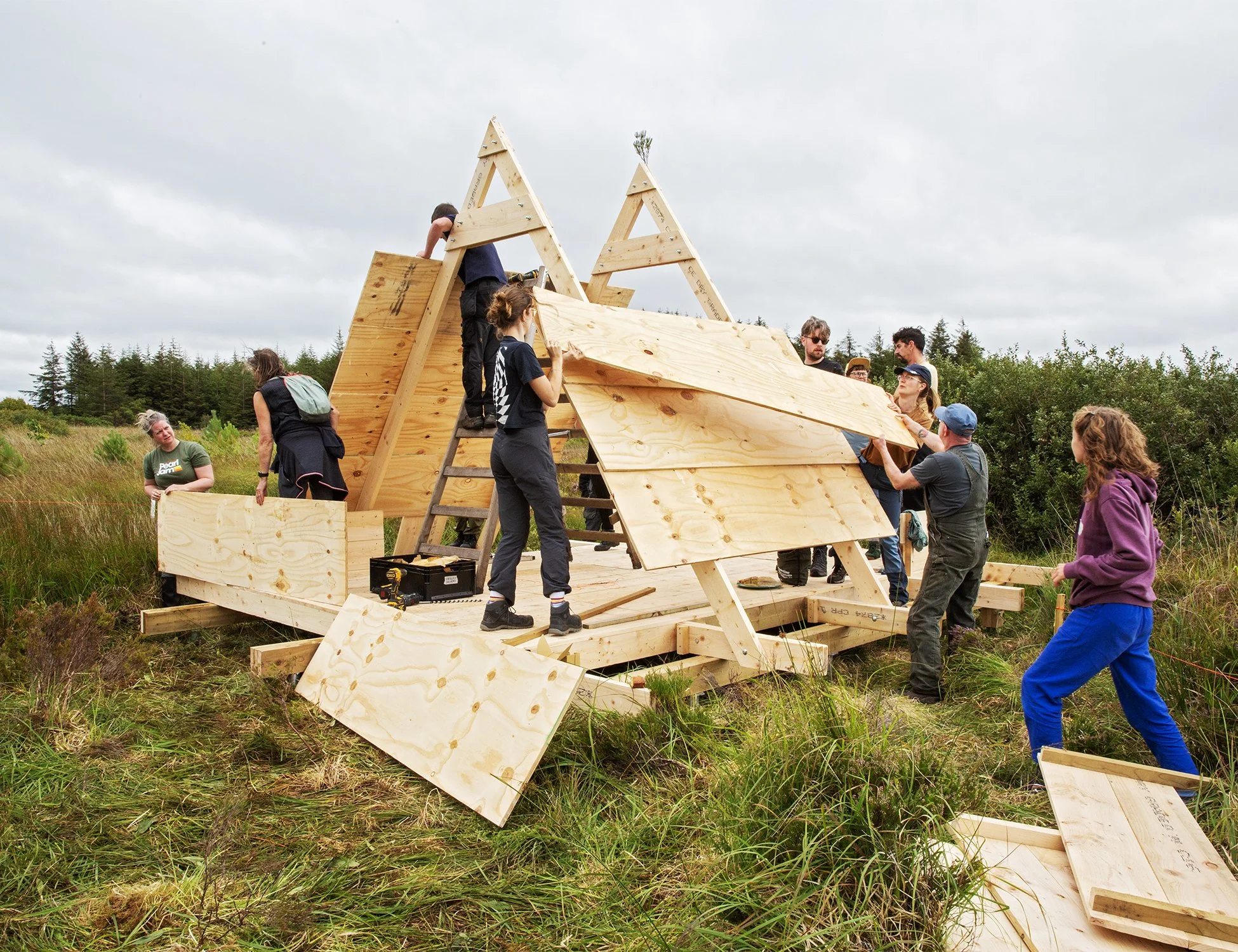 Bog Bothy Workshop, Common Knowledge Centre, Co. Clare, 2024.