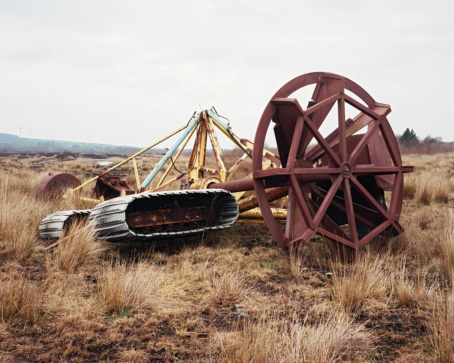 Disused mechanical ditcher, Cloontuskert, Co. Roscommon, 2025.